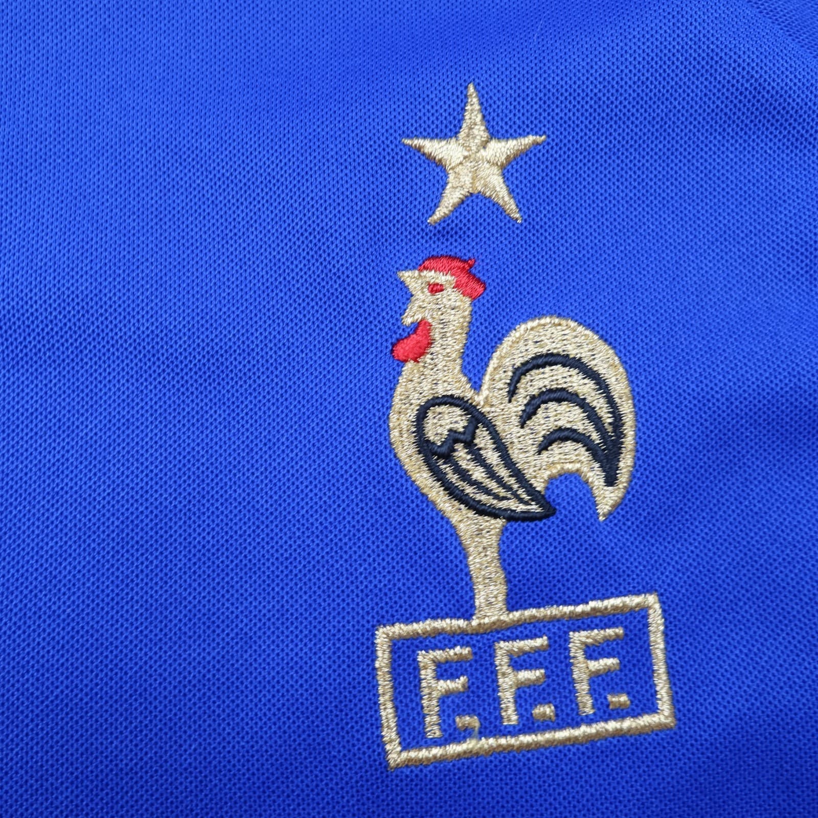 Vintage France Football Shirt Medium Blue Home 2006 2007 Adidas Soccer Jersey photo 4