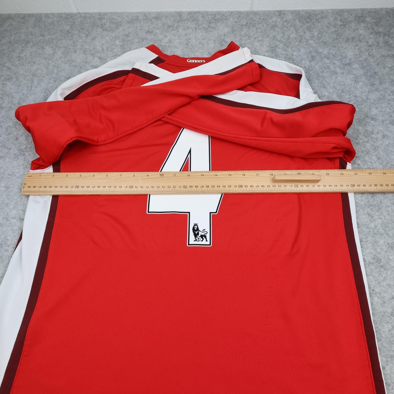 Arsenal Shirt Mens 2XL Red Home Long Sleeve 2008 2010 Nike Fabregas 4 Jersey photo 15