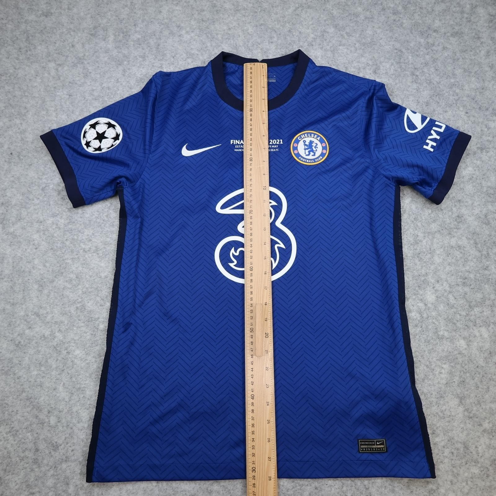 Chelsea Shirt Mens Medium Blue Home 2020 2021 Football Nike Kante 7 UCL Final photo 16