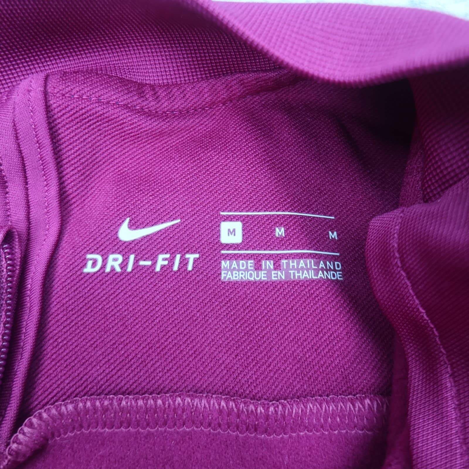 Manchester City Drill Top Medium Burgundy Training Tracksuit Nike 2017 2018 photo 6