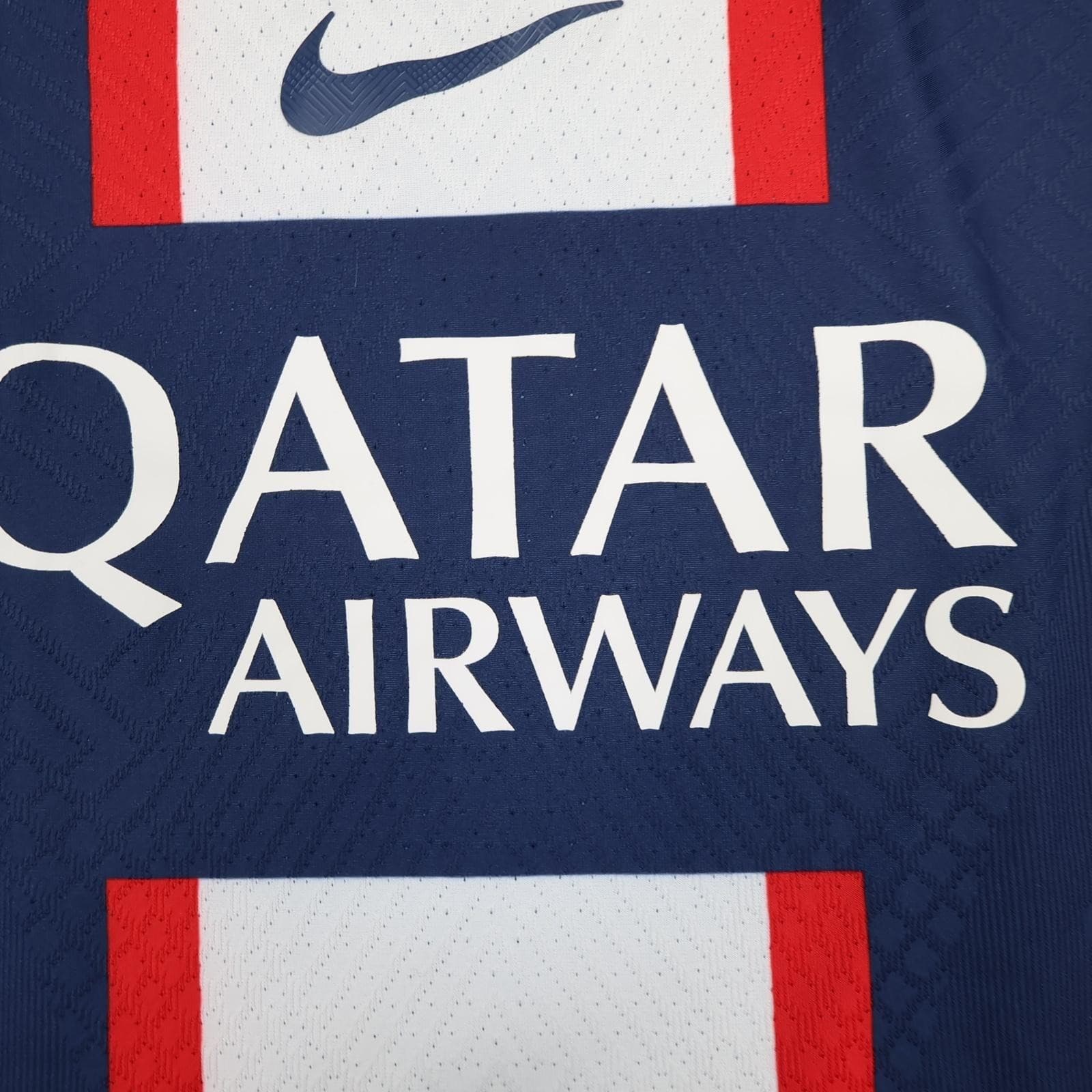 Paris Saint-Germain Shirt Mens Medium Blue Home Football Nike Qatar Airways photo 3