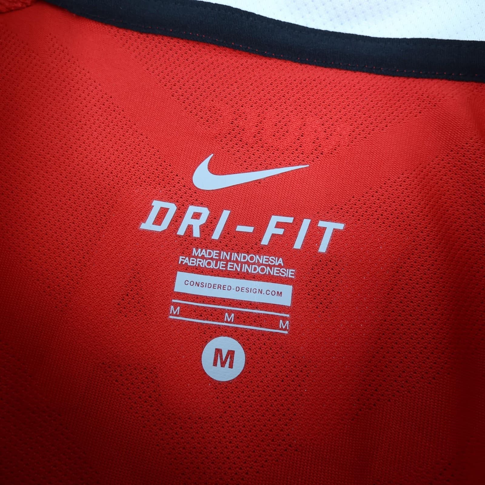 Manchester United Shirt Mens Medium Red Home EPL 2010 2011 Nike AON JS Park 13 photo 10