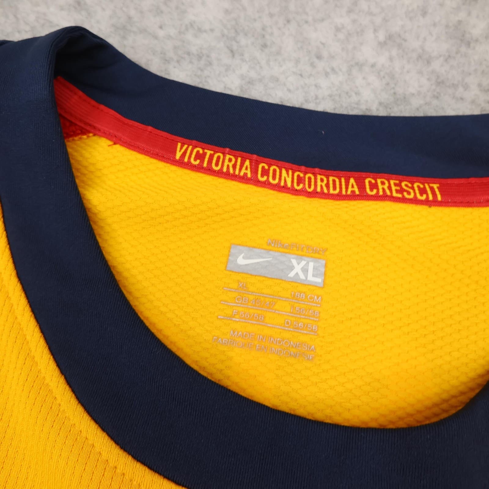 Arsenal Away Shirt Mens XL Yellow 2008 2009 Nike Rosicky 7 Soccer Jersey photo 7