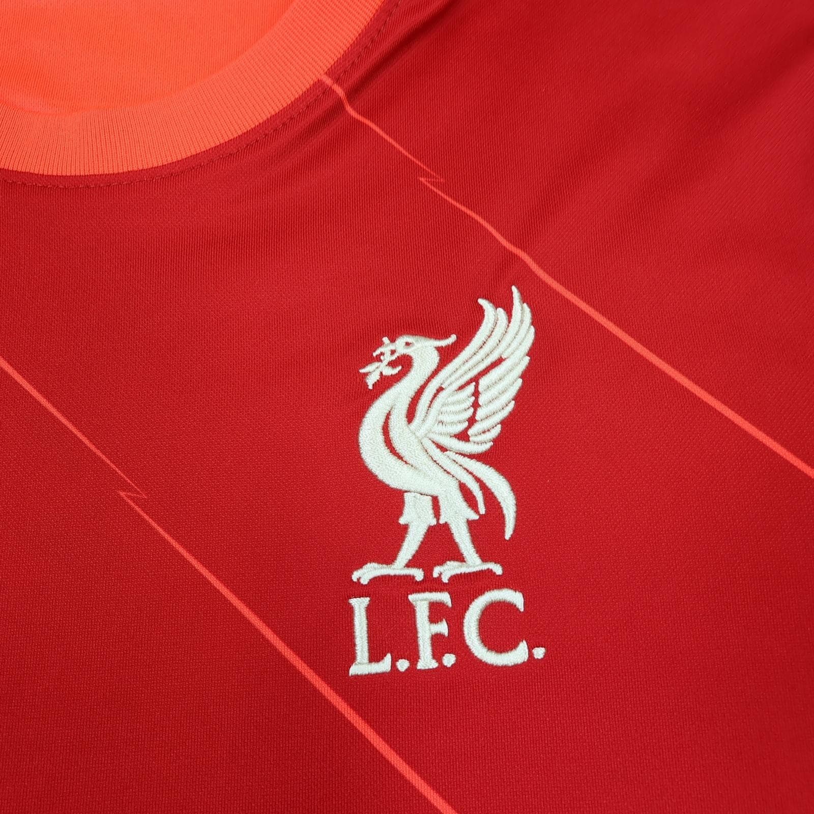 Liverpool Shirt Mens Medium Red Home 2021 2022 Nike Standard Chartered photo 4