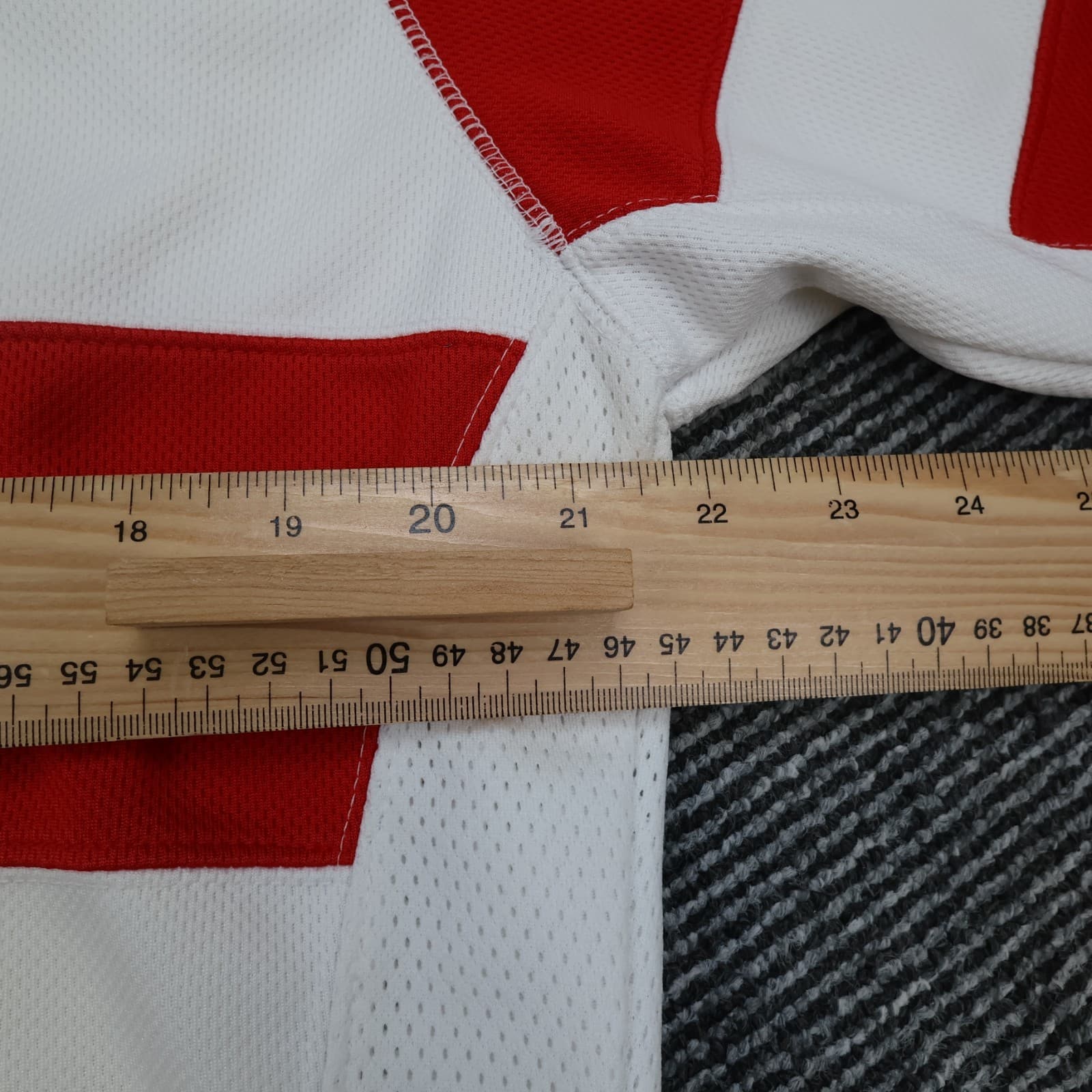 Wigan Warriors Rugby Shirt Large Red Striped Jersey 2013 2014 Kooga Jersey 44" photo 9
