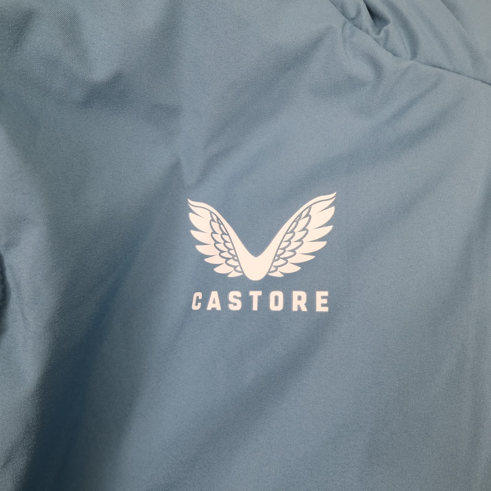 Newcastle United Jacket Medium Blue Waterproof Coat 2023 2024 Castore Bench photo 4