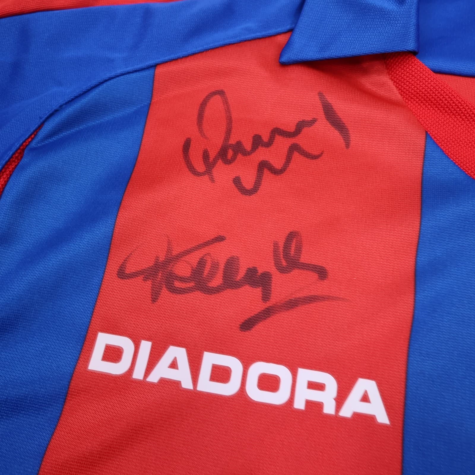 Crystal Palace Shirt Medium Home Kit 2006 2007 Squad Signed COA Included photo 11