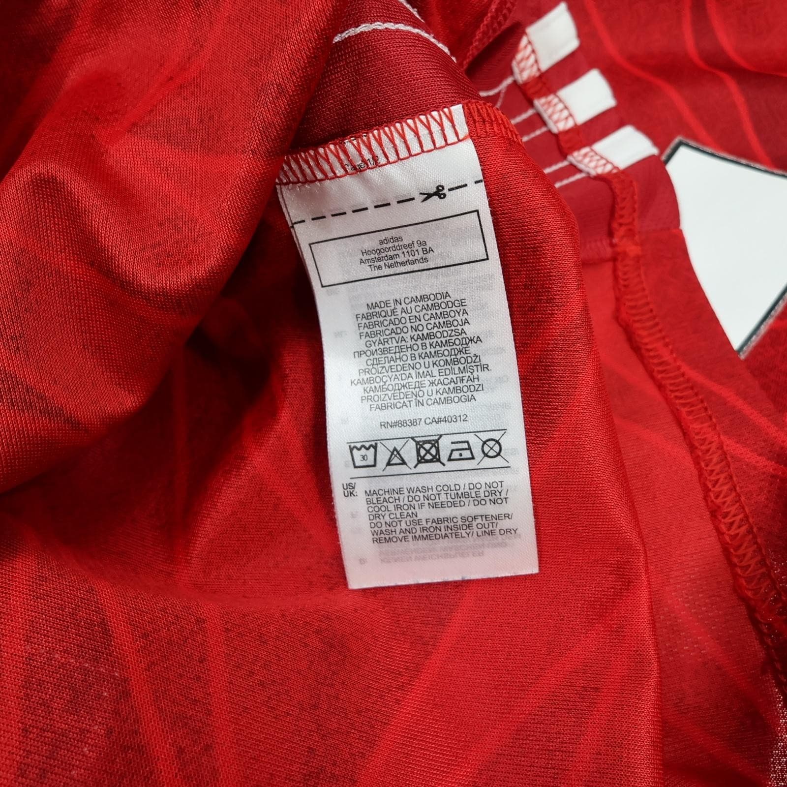Arsenal Shirt Kids 13-14 Red Home 2020 2021 Adidas Aubameyang 14 Soccer Jersey photo 16