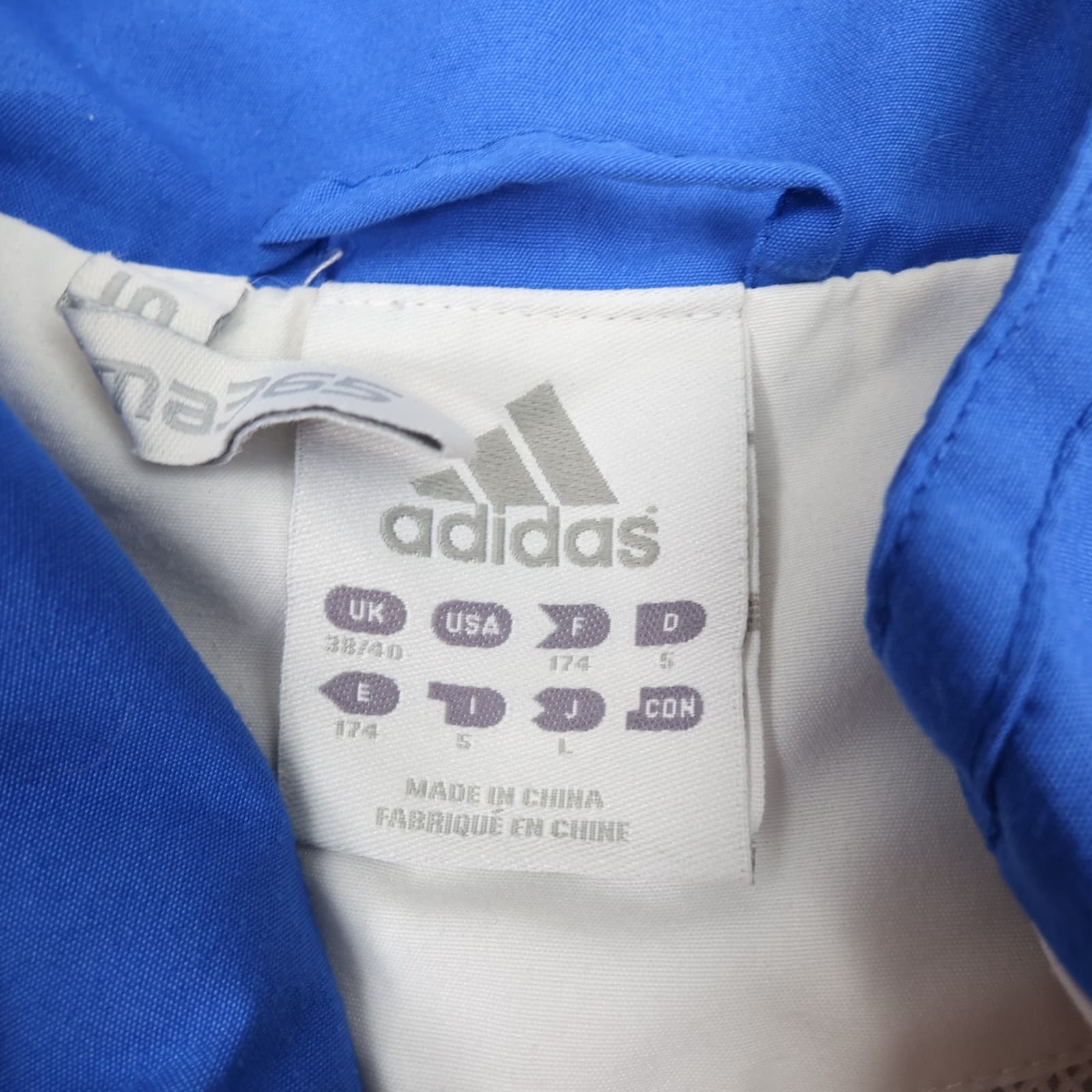 Chelsea Football Jacket Medium White Training Tracksuit Top Zip Adidas 2007 2008 photo 7