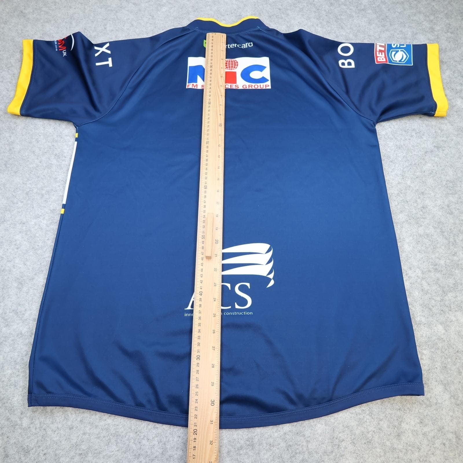 Leeds Rhinos Rugby Shirt Mens 2XL Blue Rugby League Oxen 2023 Jersey photo 11