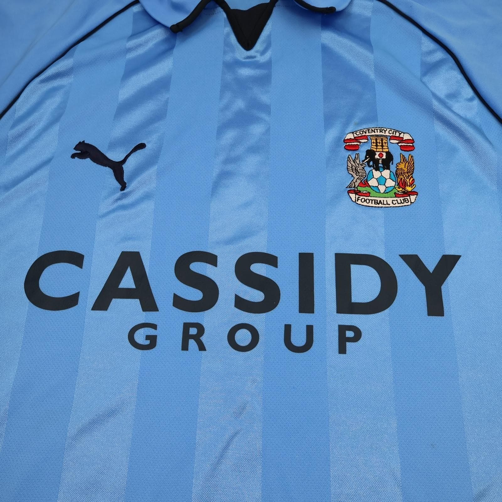 Coventry City Shirt Mens Medium Blue Home 2006 2007 Football Puma Cassidy Jersey photo 3