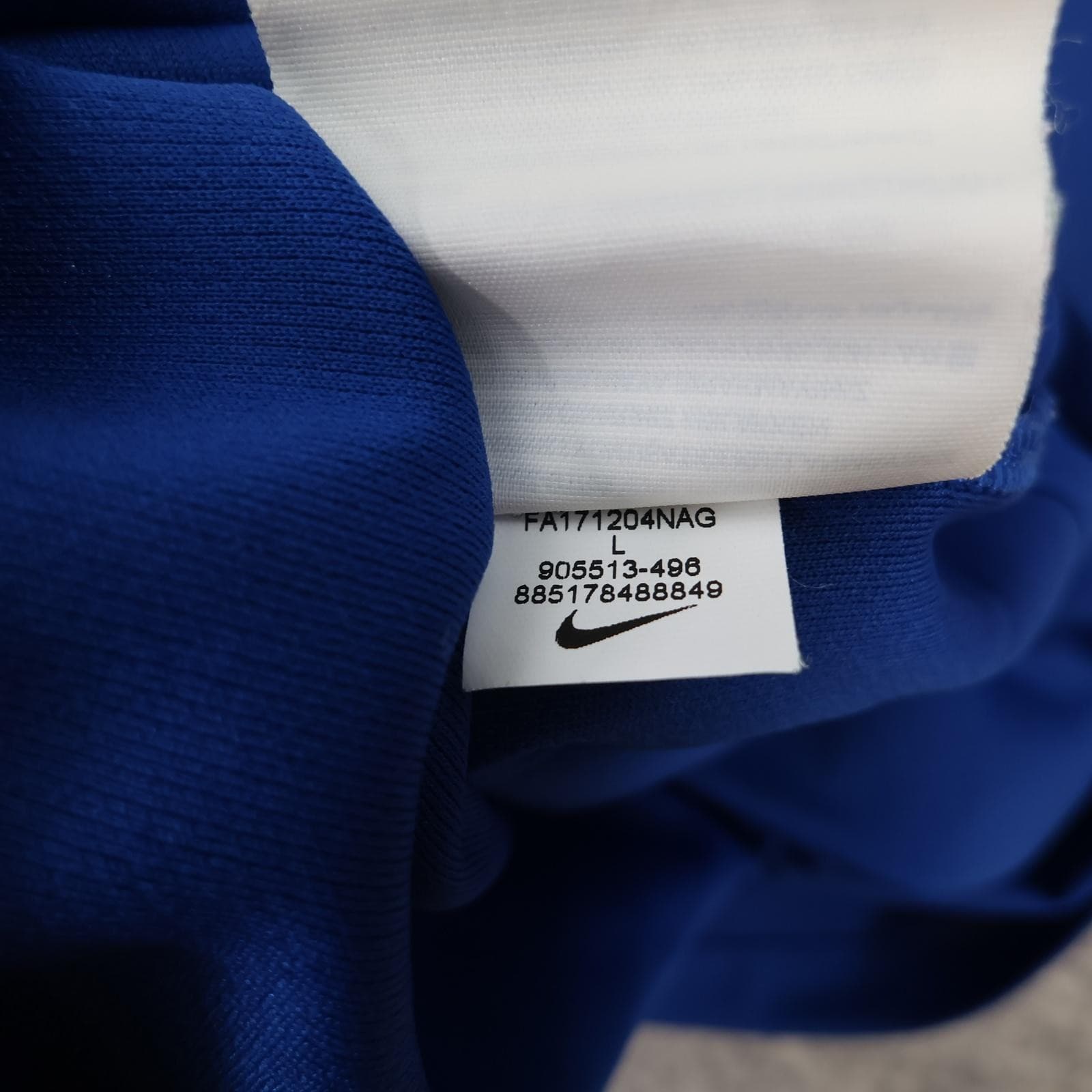 Chelsea Shirt Mens Large Blue Home 2017 2018 Football Nike David Luiz 30 Jersey photo 16