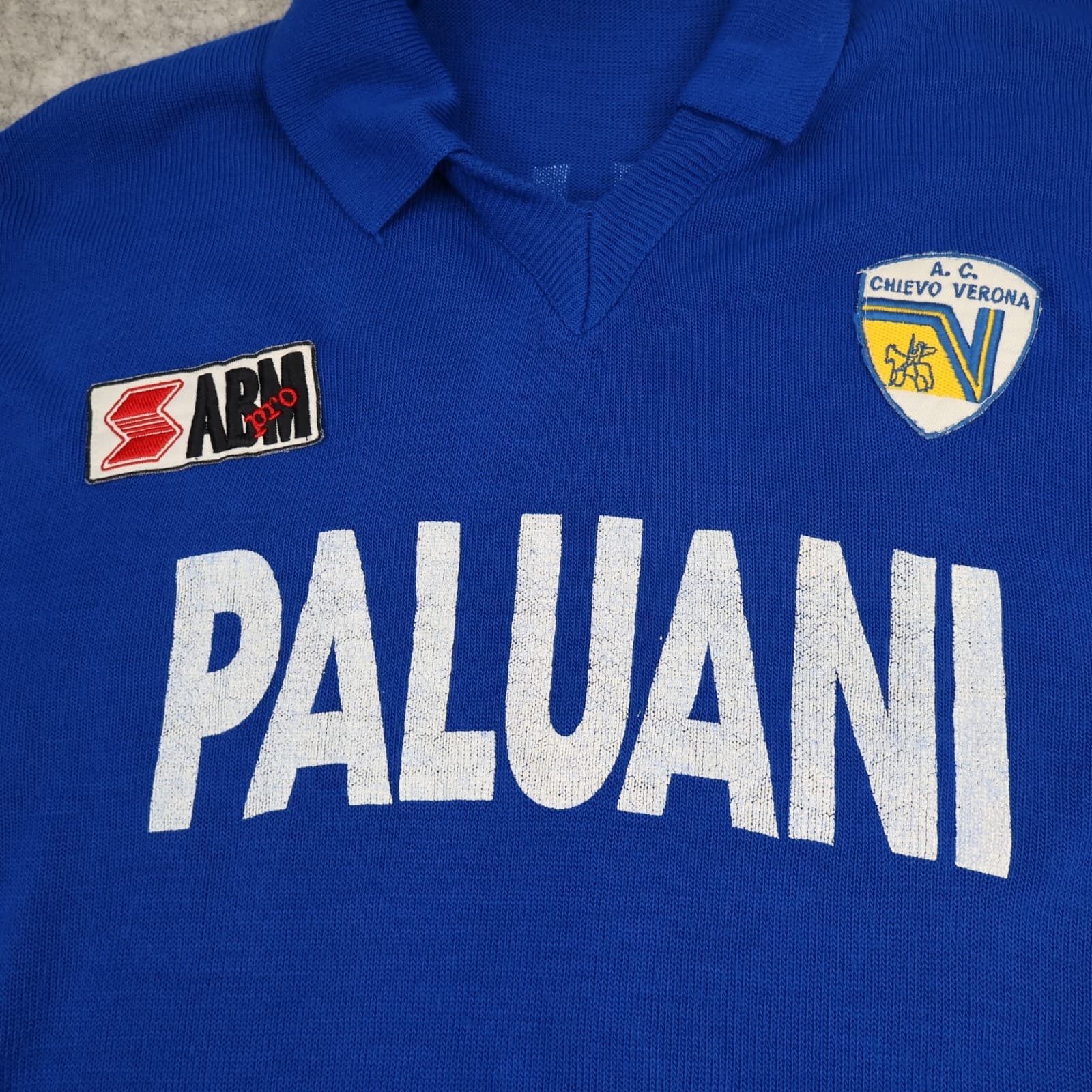 Chievo Verona Shirt Extra Large Player Issue Training ABM Pro 1993 1994 Soccer photo 3