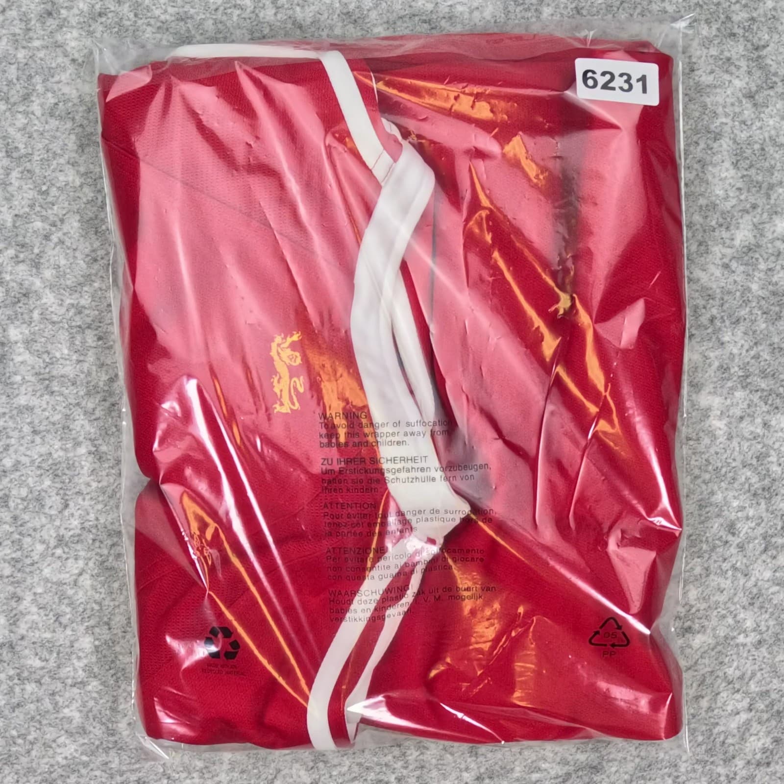 British and Irish Lions Rugby Shirt Large Red Home 2005 adidas New Zealand 2005 photo 4