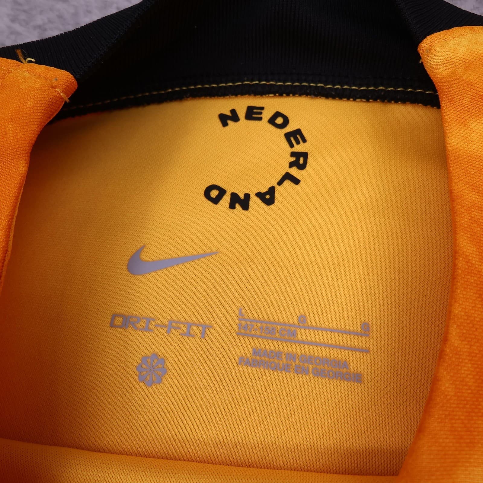 Netherlands Home Shirt Kids Large 12-13 Years 2022 2023 Nike Soccer Jersey photo 7