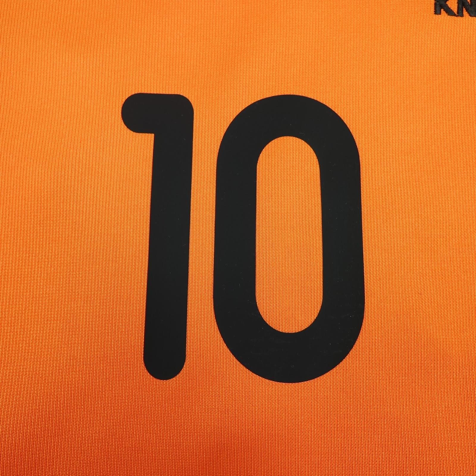 Vintage Netherlands KNVB Home Shirt Mens Large Orange 2000 2002 Nike Bergkamp 10 photo 7