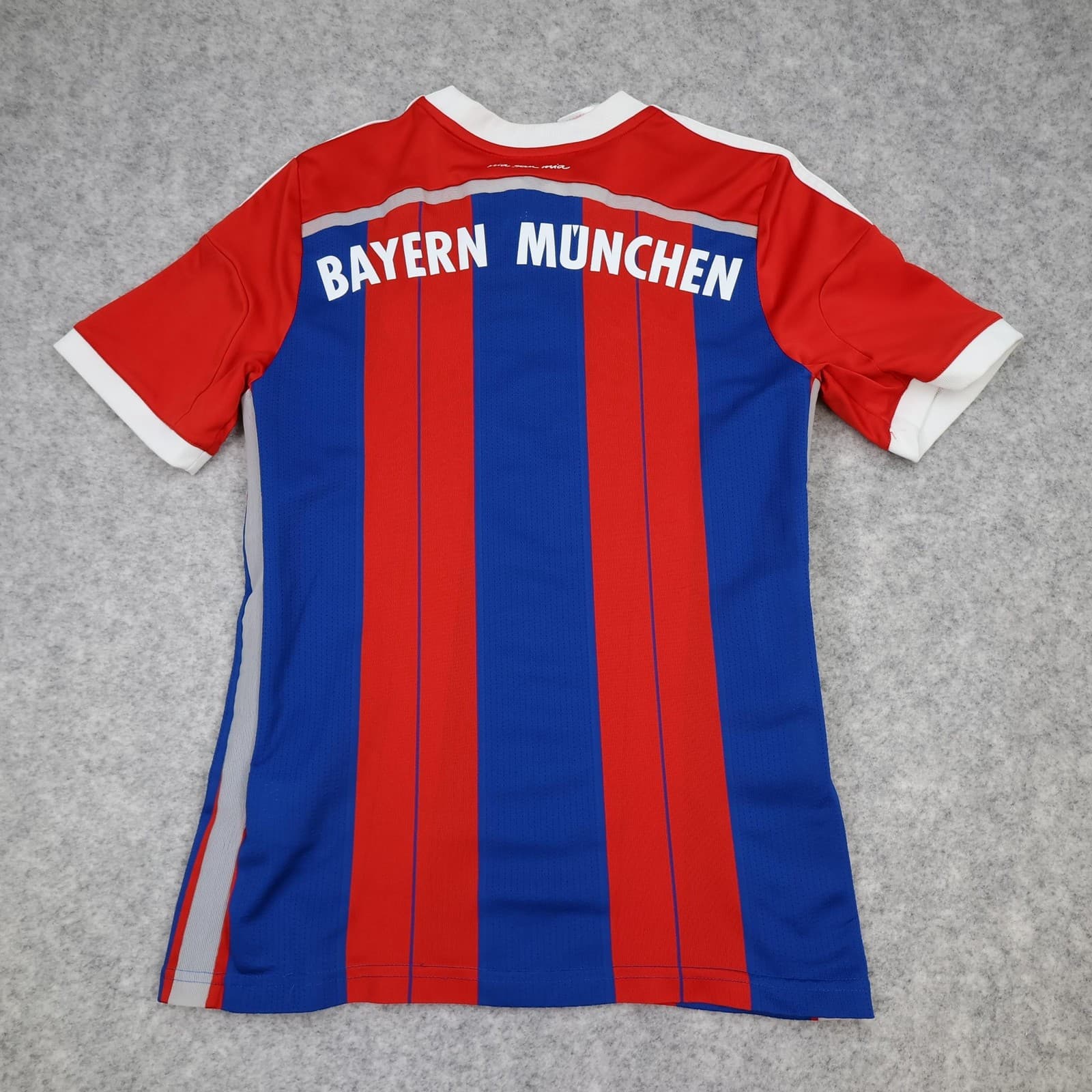 Bayern Munich Shirt Kids 13-14 Years Red Home Kit 2014 2015 Adidas Soccer Jersey photo 2
