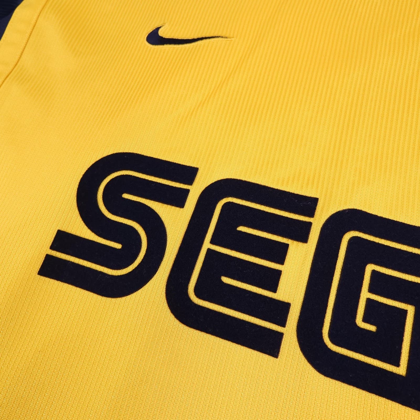 Vintage Arsenal Shirt Mens Large Yellow Away 1999 2001 Nike SEGA Henry Jersey photo 4