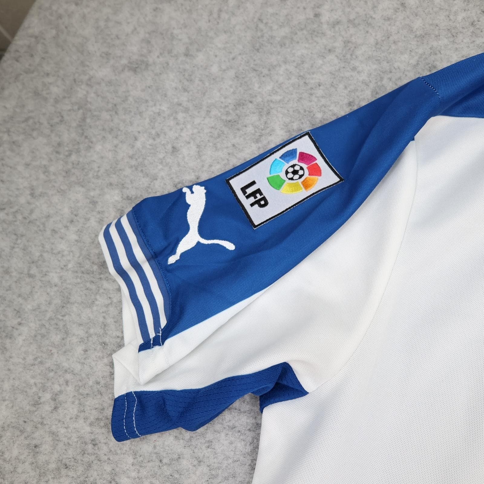 Espanyol Shirt Mens Medium White Home 2014 2015 La Liga Puma Soccer Jersey photo 9