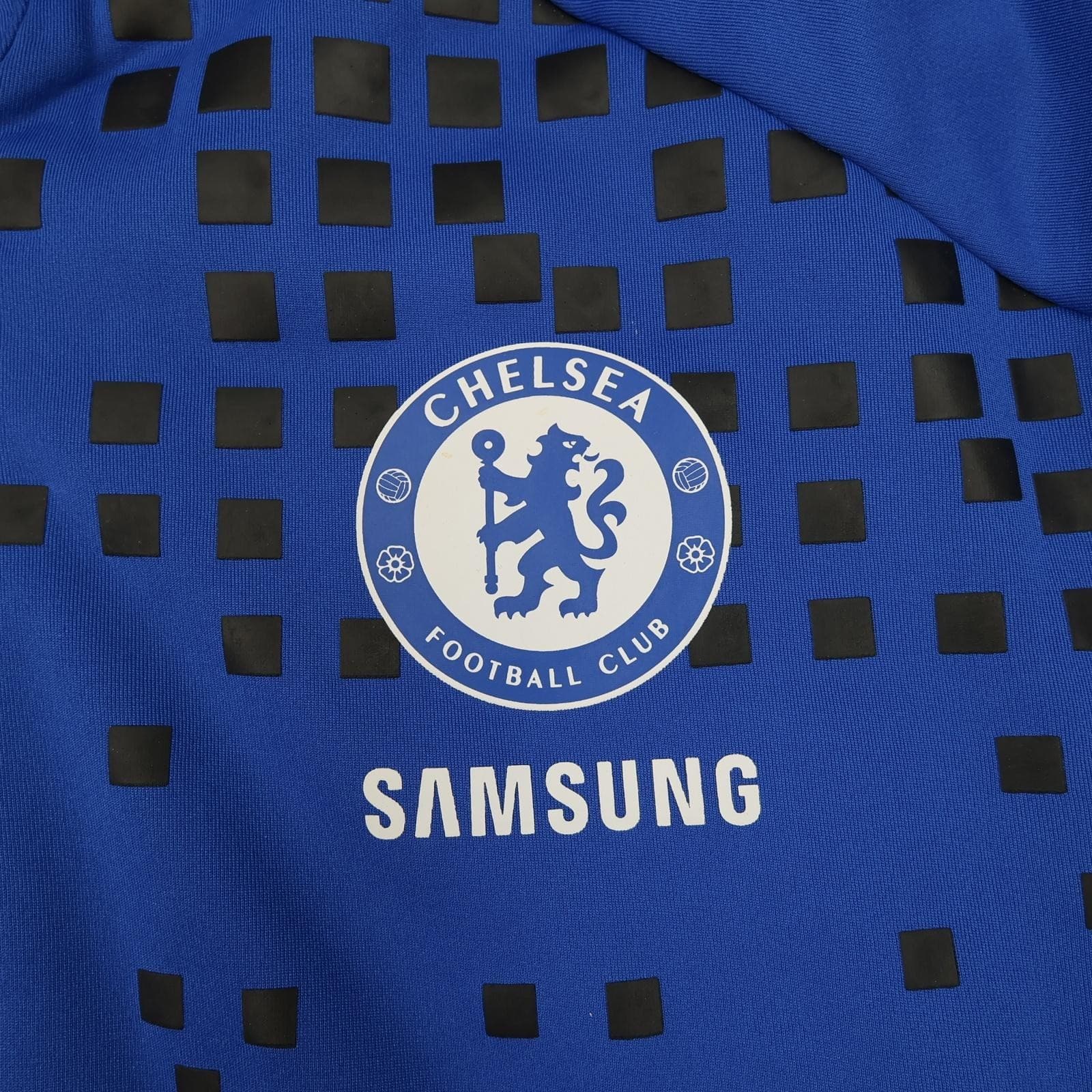 Chelsea Training Top Mens Large Blue EPL Football Adidas Samsung 2011 2012 photo 3