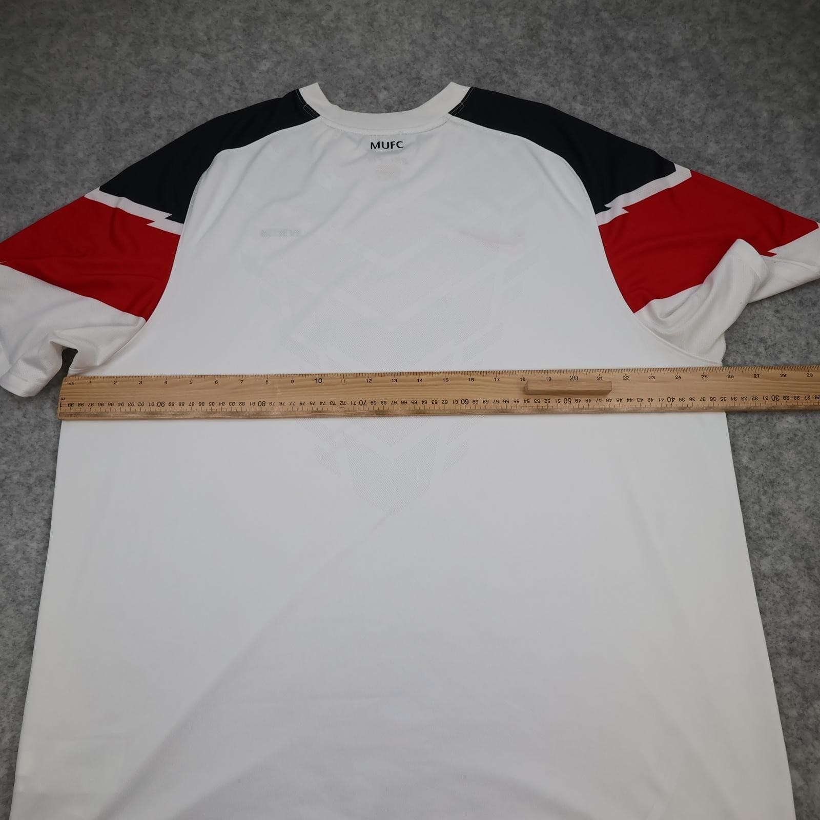 Manchester United Shirt Mens 2XL White Away 2010 2012 Nike Soccer Jersey photo 9