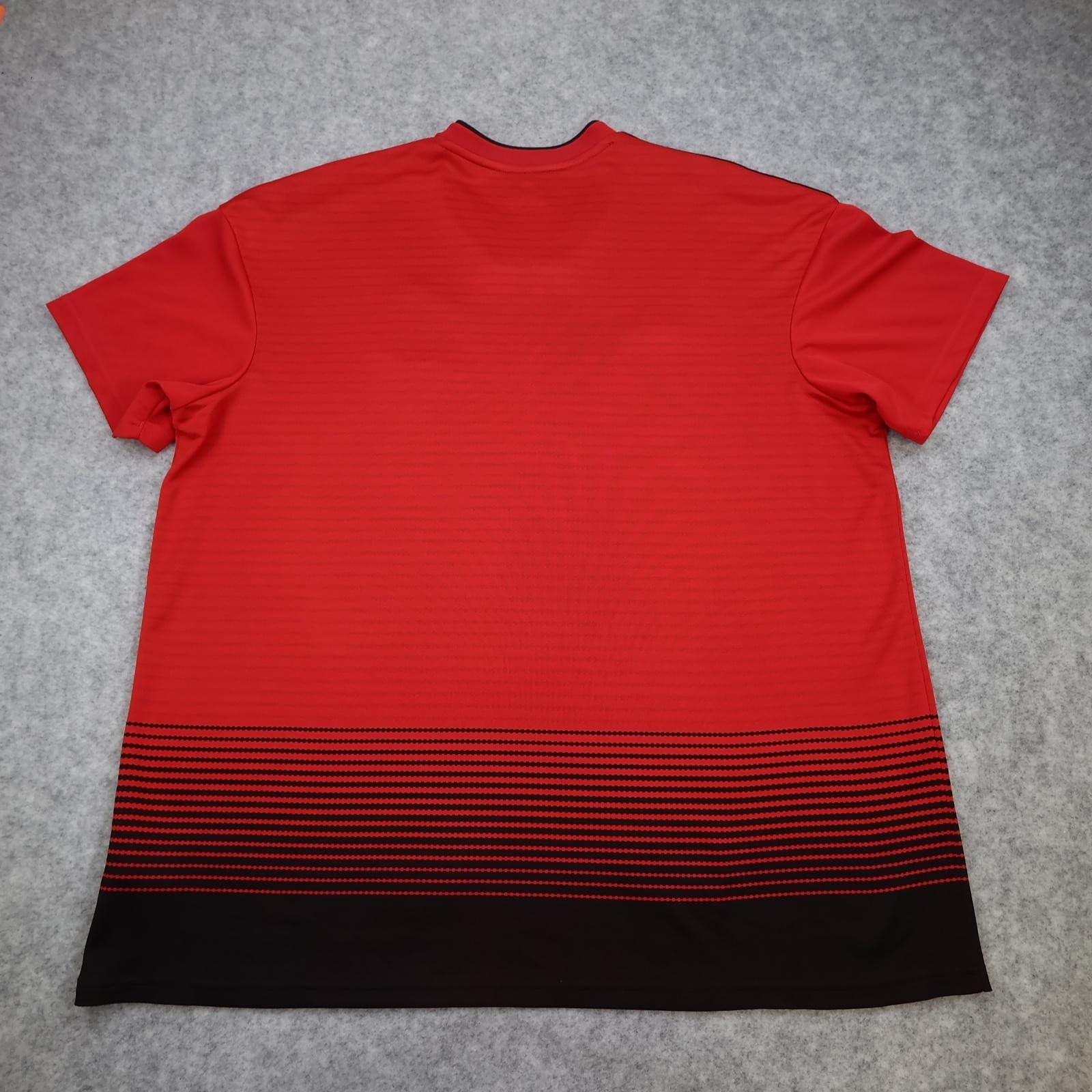 Manchester United Shirt Mens 2XL Red Home 2018 2019 Football Adidas Chevrolet photo 2