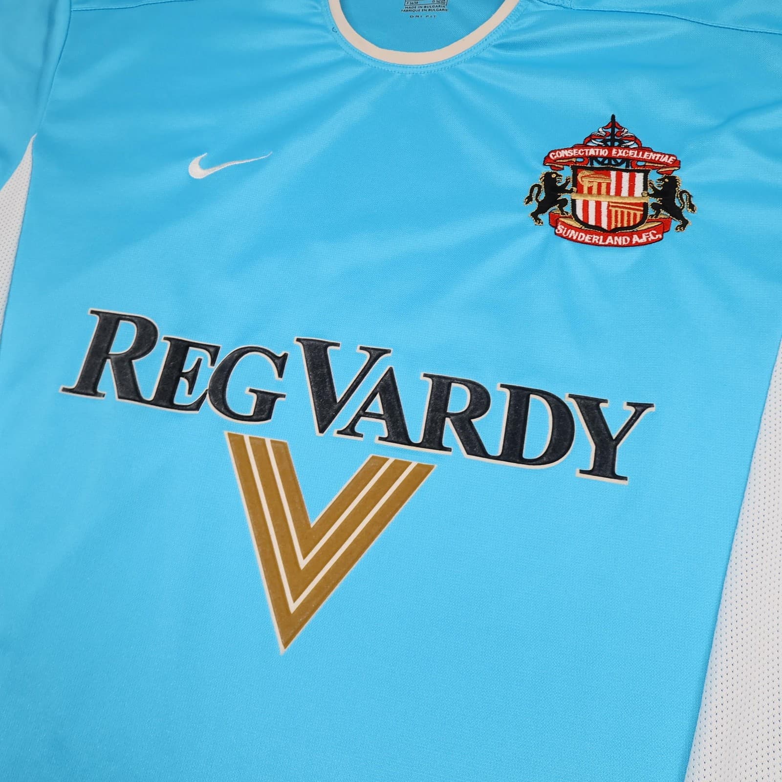 Sunderland Shirt Mens XL Blue Reg Vardy 2002 2003 Nike Dri-FIT Soccer Jersey photo 3