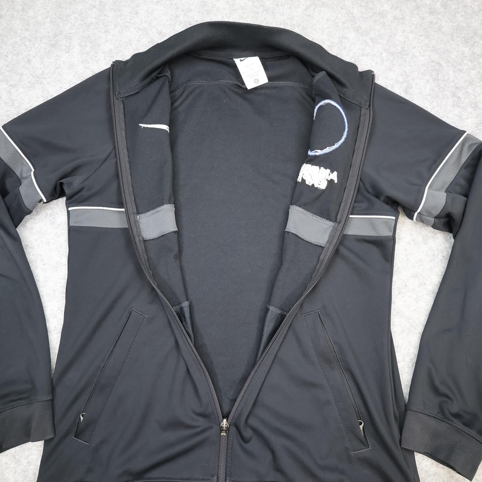 Brighton & Hove Albion Jacket Mens Medium Black EPL Football Nike Dri Fit photo 5