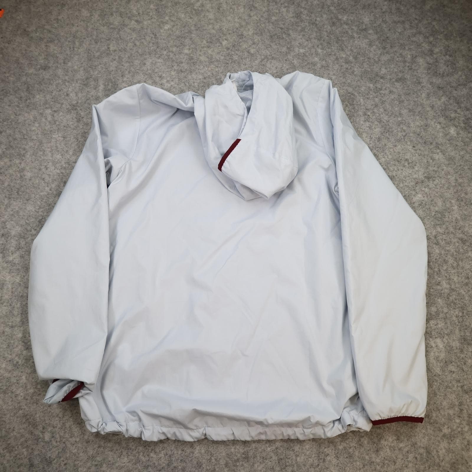 West Ham United Jacket Mens Medium White EPL Tracksuit Umbro Pro Training Hooded photo 2
