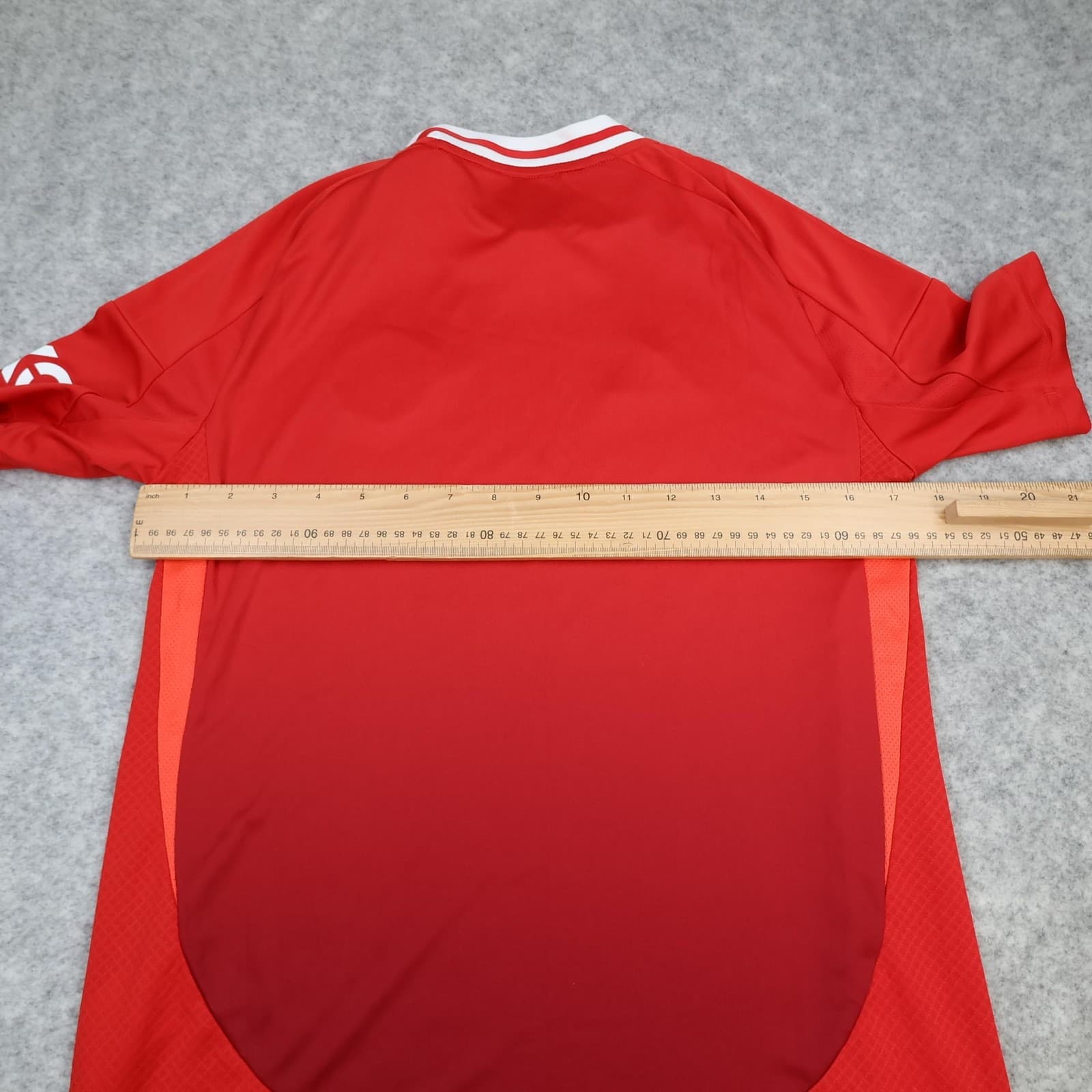 Manchester United Shirt Kids 13-14 Years Red Home 2024 2025 Adidas Soccer Jersey photo 9