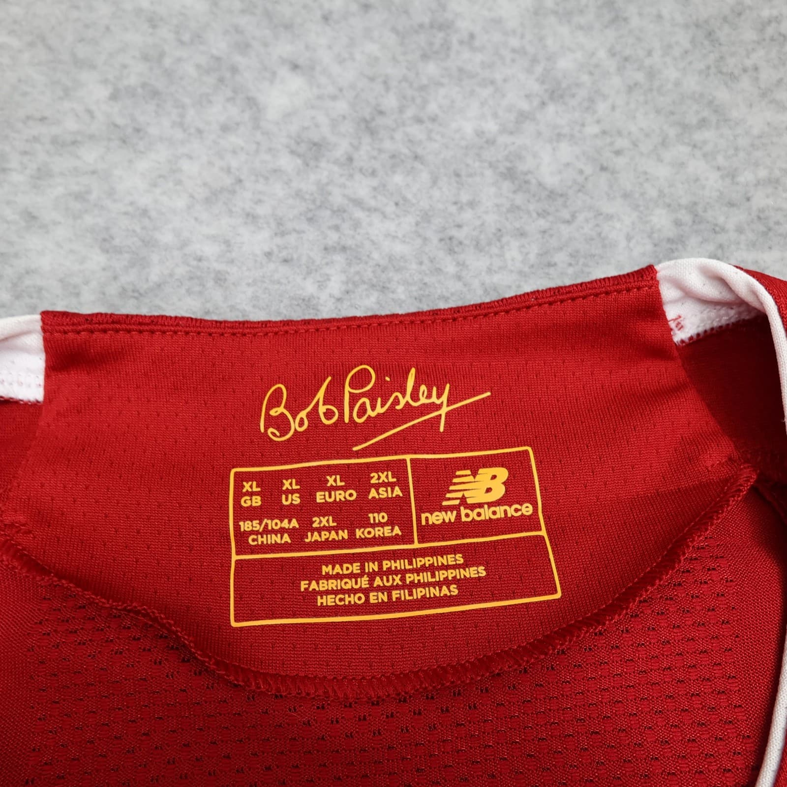 Liverpool Shirt Mens XL Red Home 2019 2020 New Balance Soccer Jersey photo 8