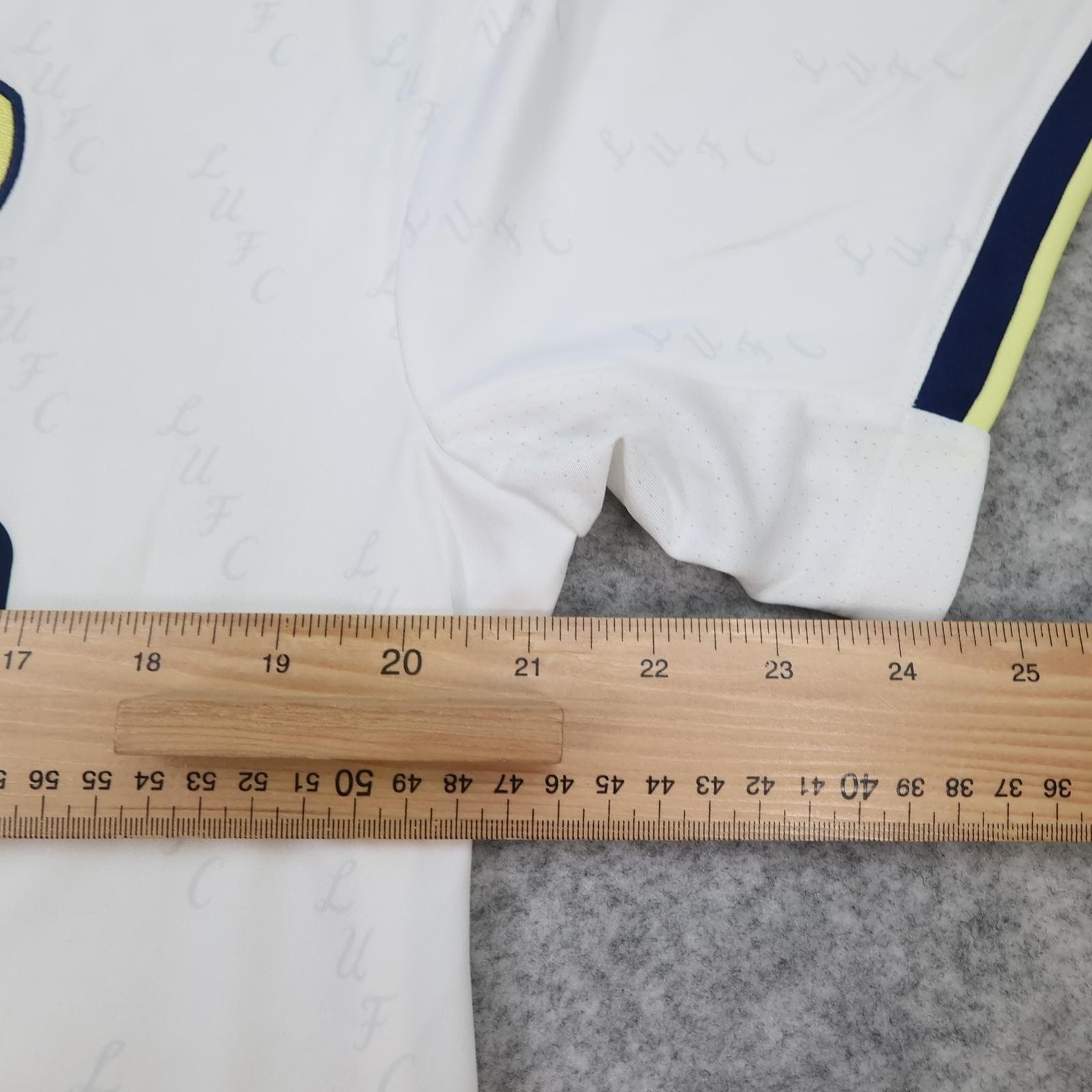 Leeds United Shirt Mens Large White Home 2022 2023 EPL Football Adidas SBOTOP photo 11
