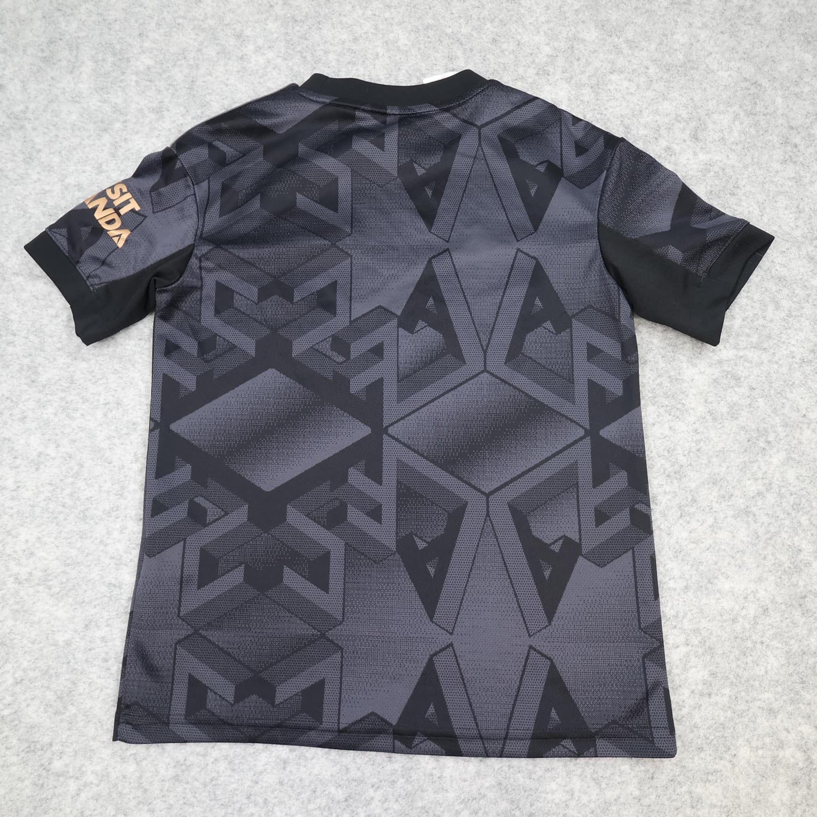 Arsenal Shirt Kids 9-10 Years Black Away Kit 2022 2023 Football Adidas Jersey photo 2