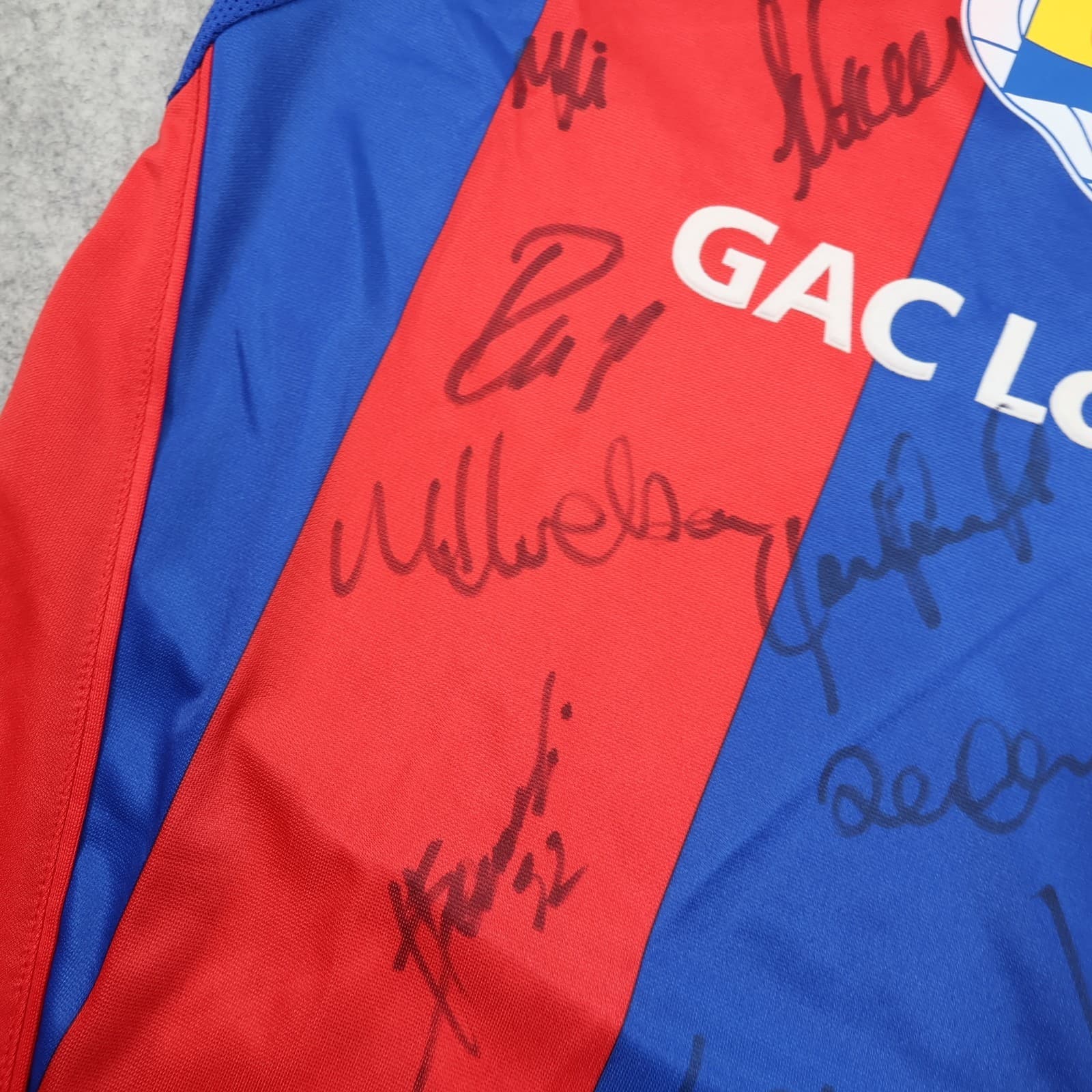 Crystal Palace Shirt Medium Home Kit 2006 2007 Squad Signed COA Included photo 14