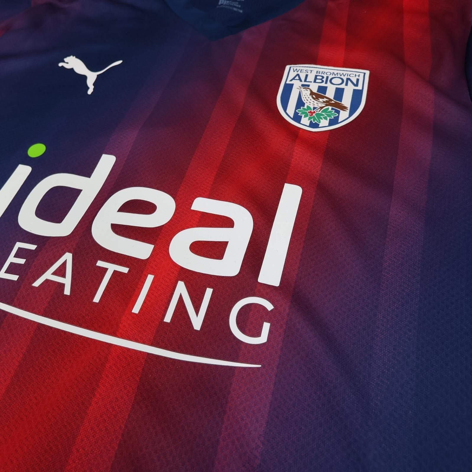 West Bromwich Albion Shirt Mens Large Blue Third 2023 2024 Puma Ideal Heating 3 photo 7