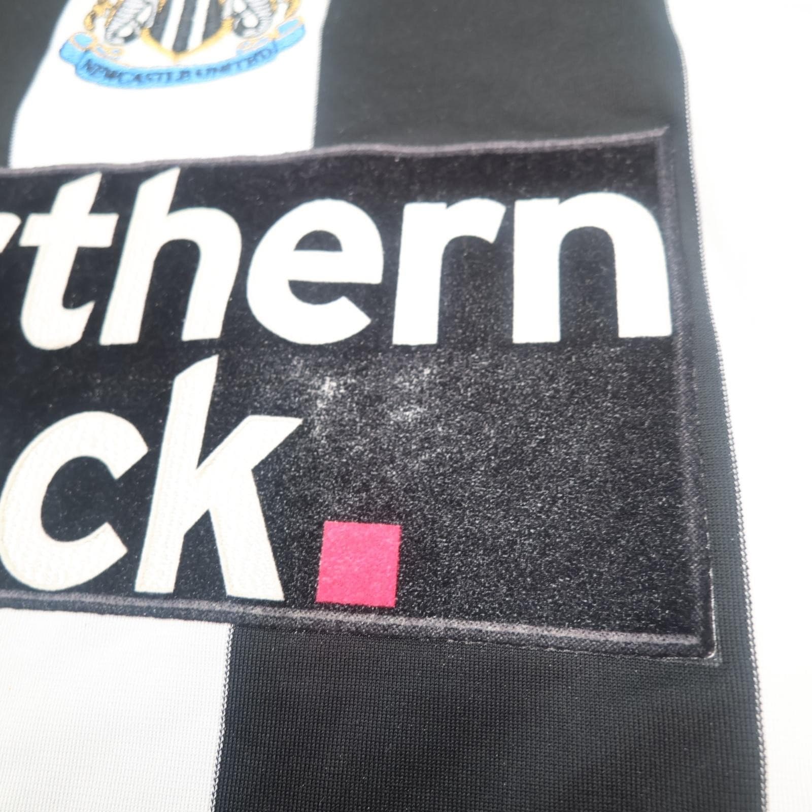 Newcastle United Shirt Mens Medium Black Home 2007 2009 Adidas Northern Rock photo 4