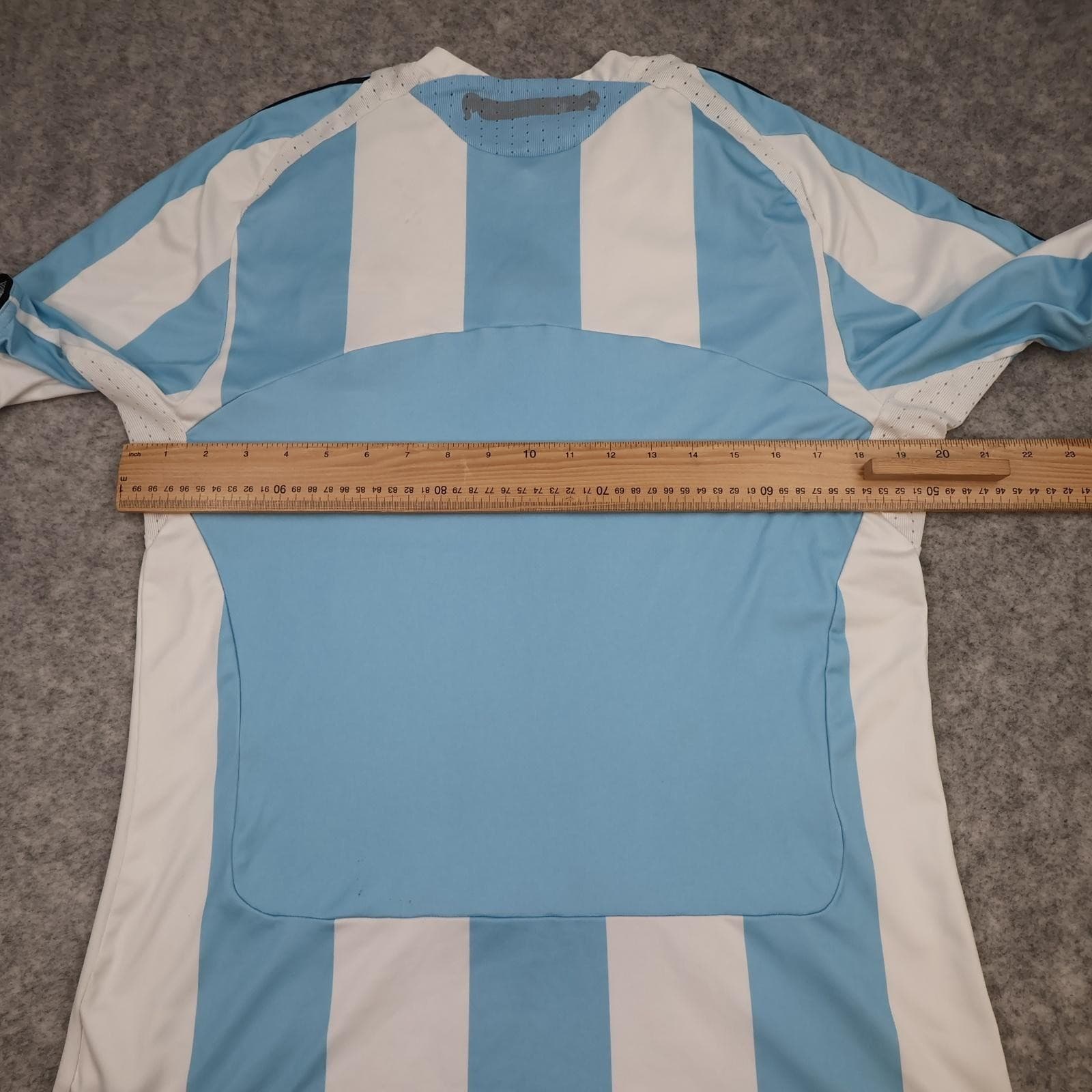 Argentina Home Shirt Mens Medium Blue 2007 2009 Football Adidas AFA Jersey photo 10