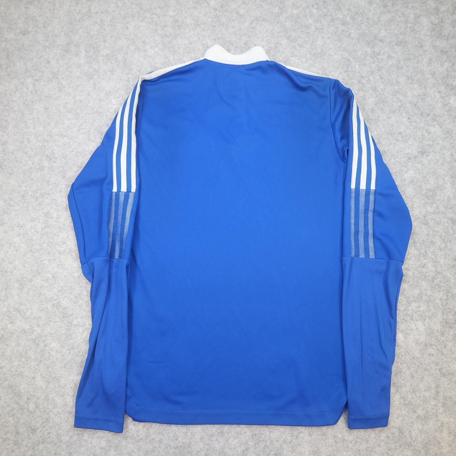 Accrington Stanley Training Top Mens Small Blue EFL Football Adidas 1/4 Zip photo 13