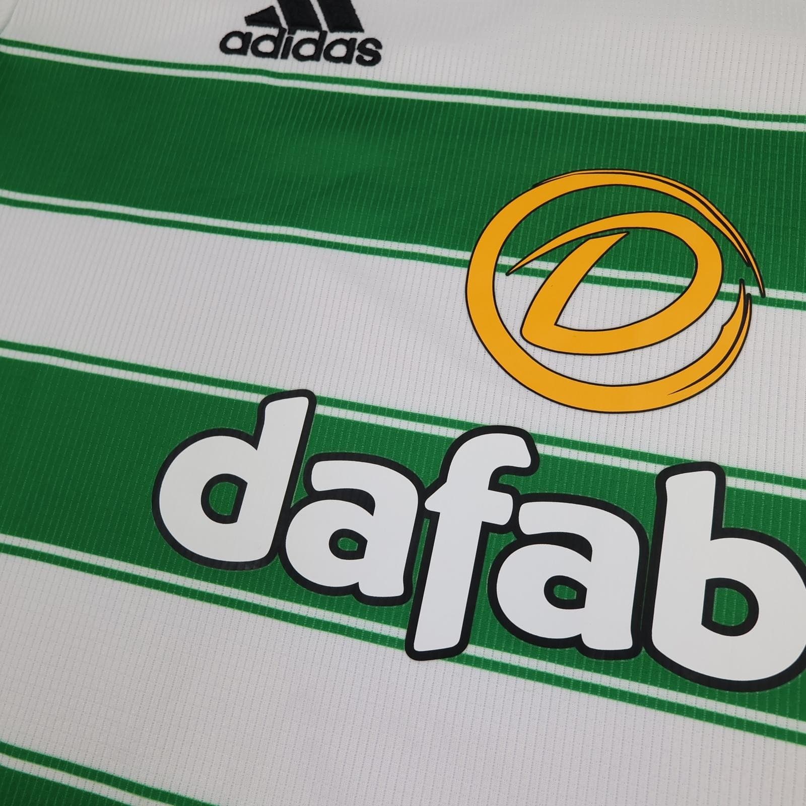Celtic Shirt Mens Large Green White Home 2021 2022 SPFL Football Adidas Dafabet photo 4