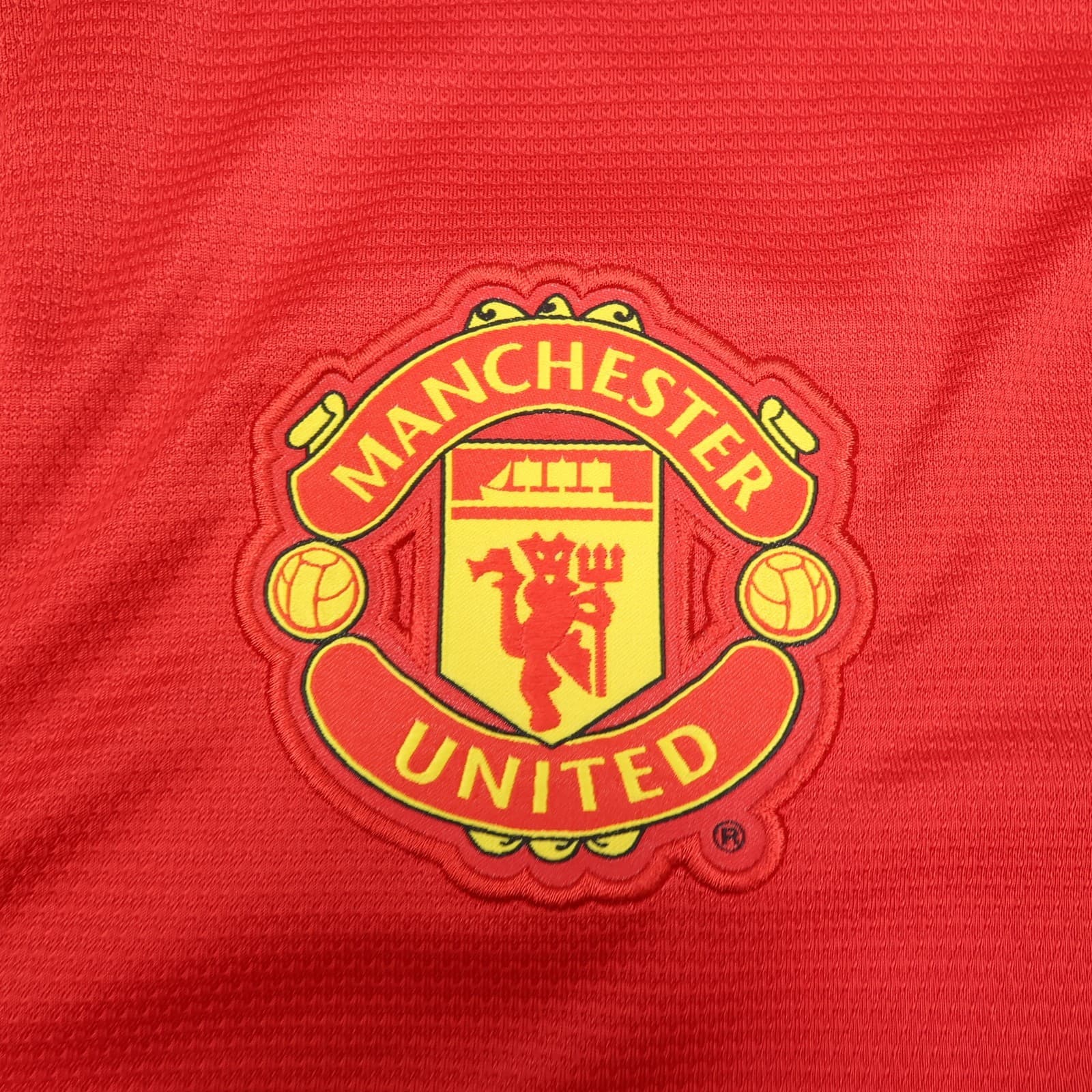 Manchester United Shirt Small Red Home Kit 2013 2014 Nike Soccer Jersey photo 4