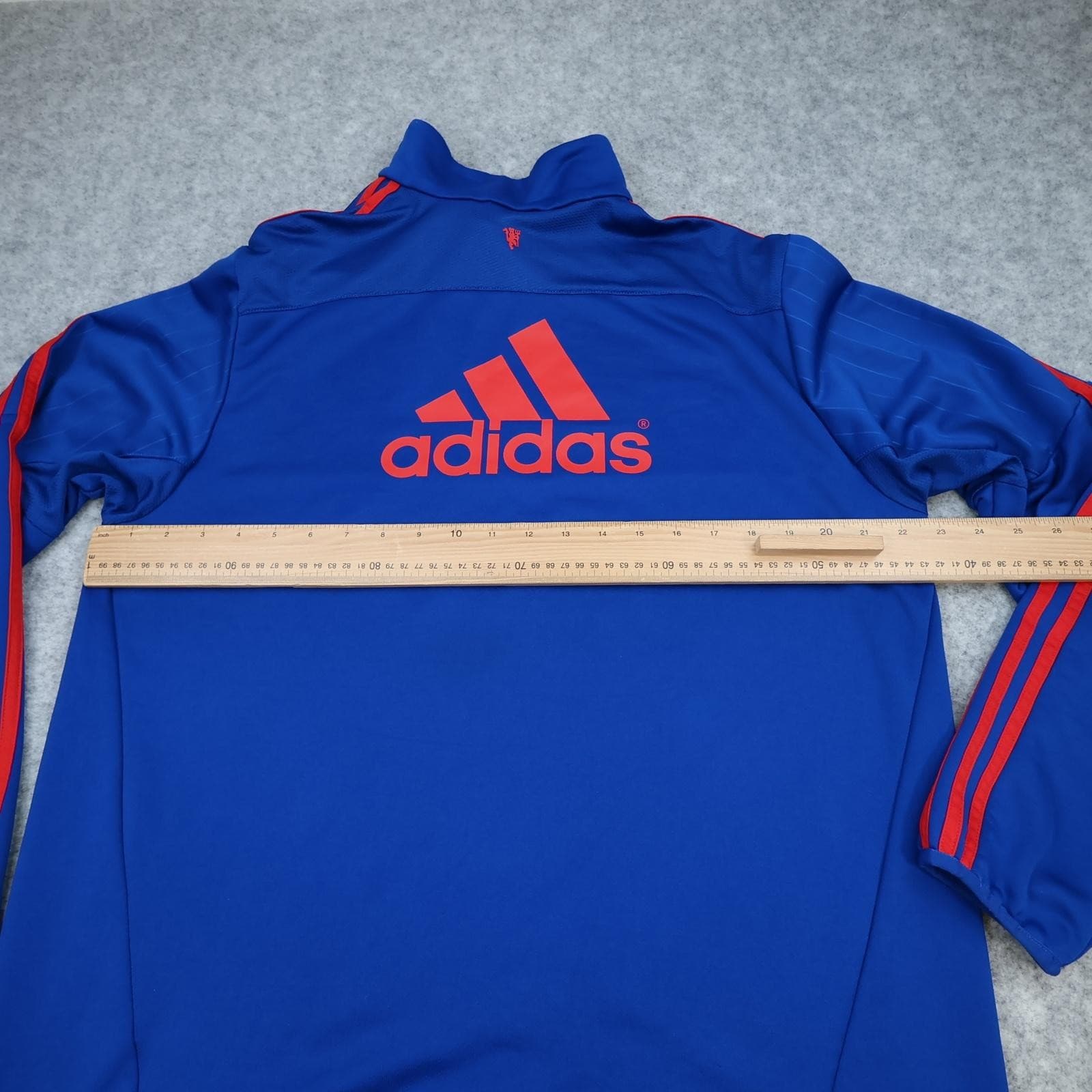 Manchester United Training Drill Top Mens Large Blue 2015 2016 Football Pullover photo 10