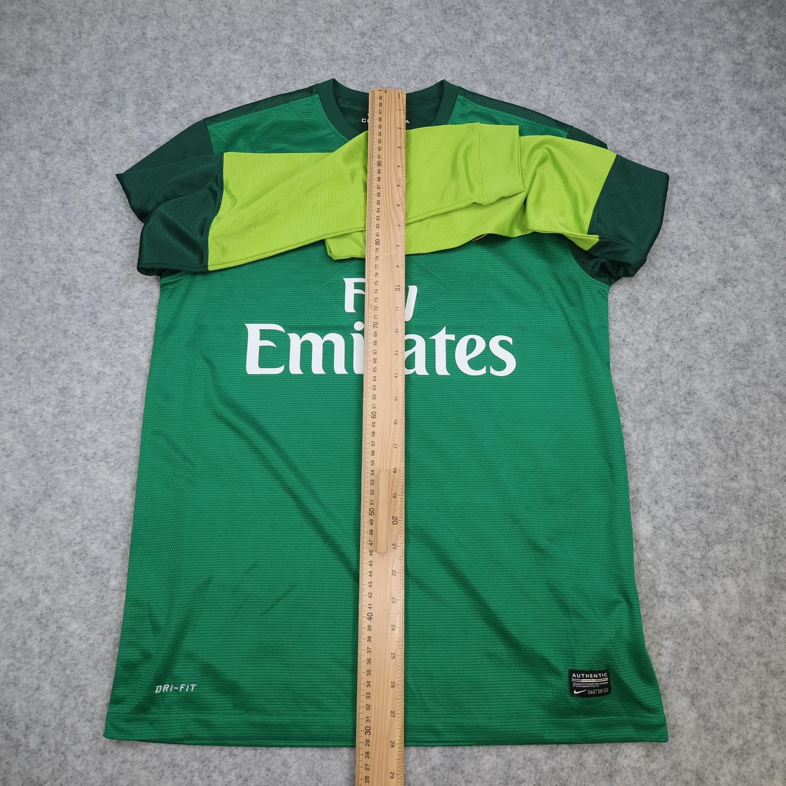 Arsenal Goalkeeper Shirt Mens Medium Green 2012 2013 Soccer Jersey Nike Football photo 14