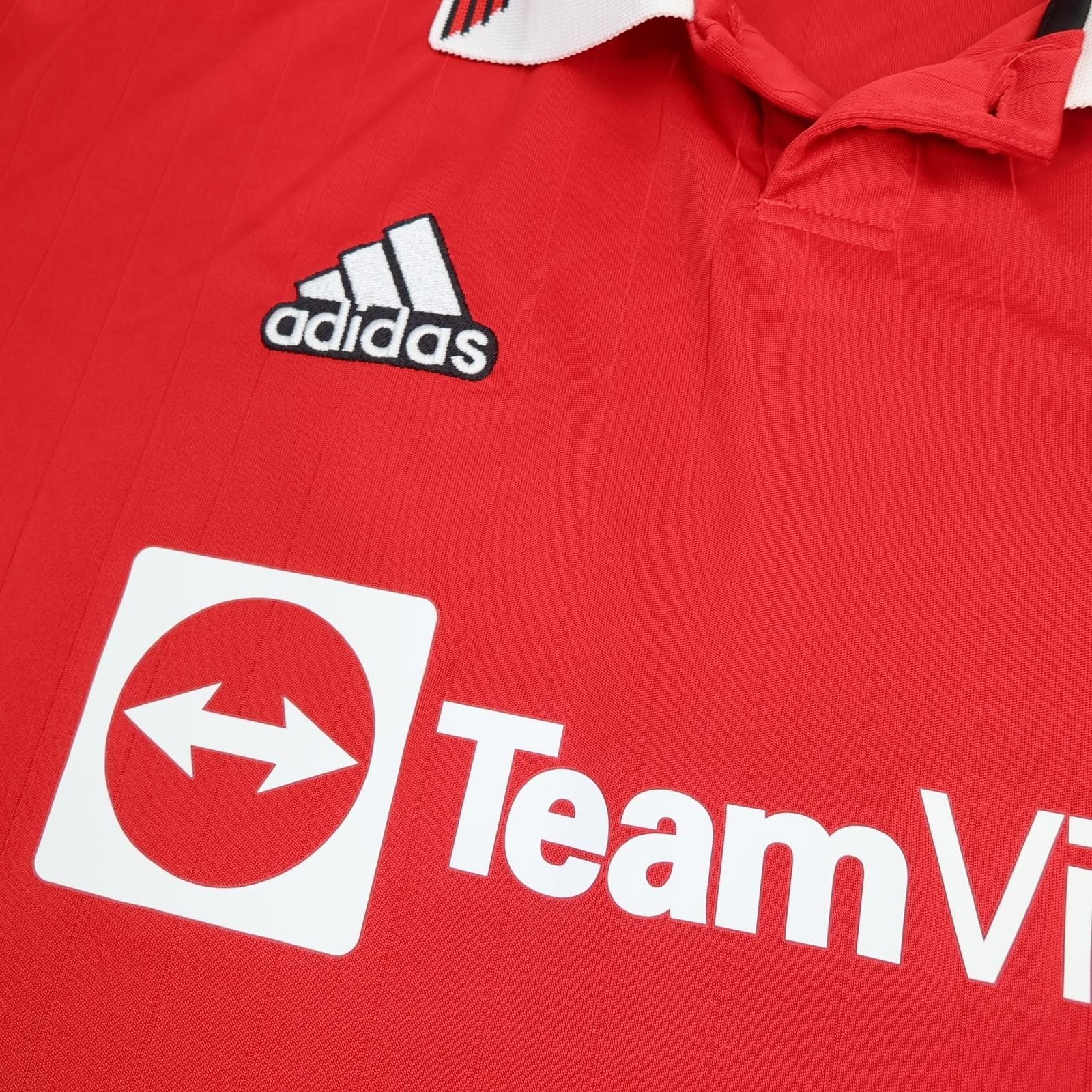 Manchester United Shirt Mens Medium Red Home 2022 2023 Adidas Soccer Jersey photo 4