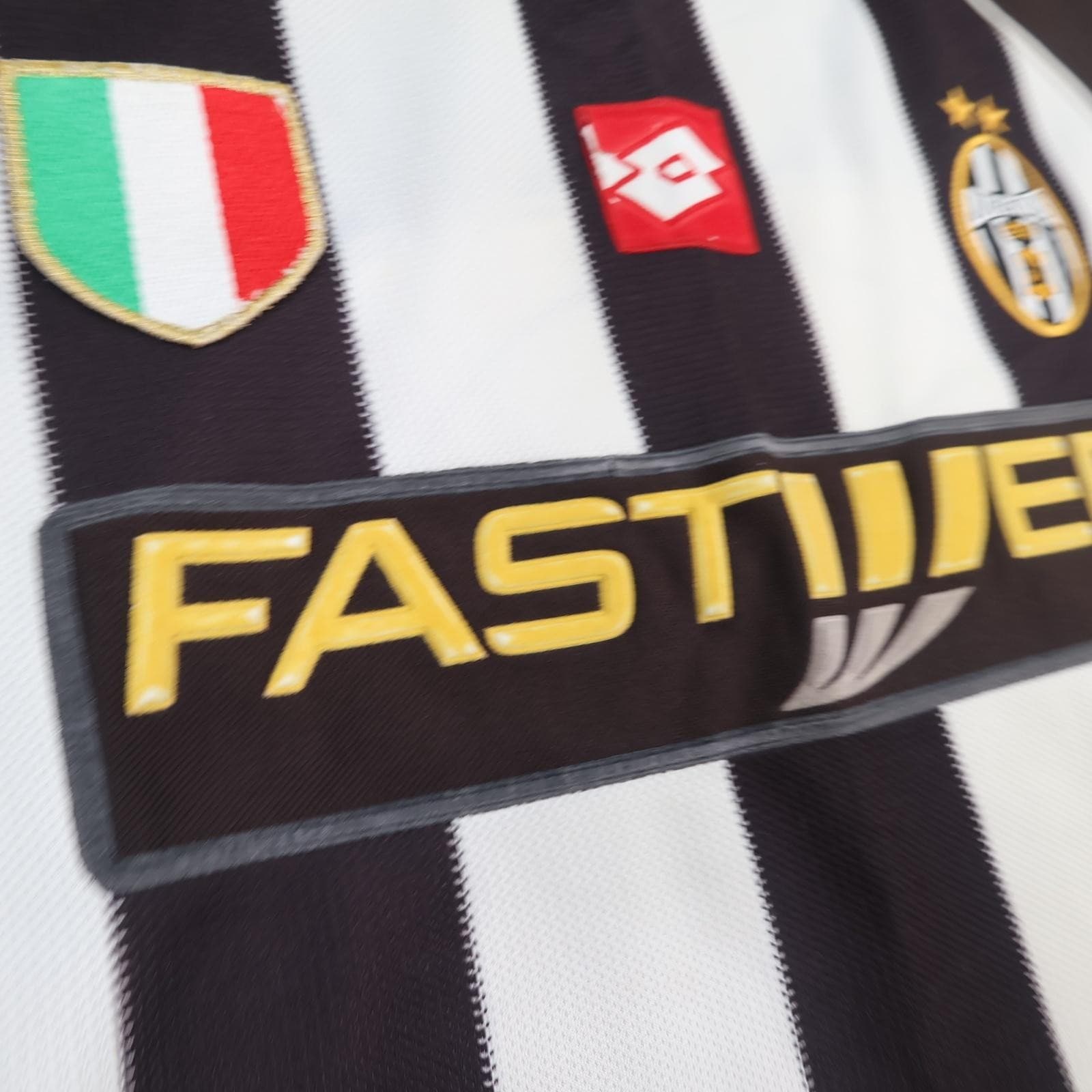 Vintage Juventus Shirt Mens Large White Home 2002 2003 Football Lotto Fastweb photo 9