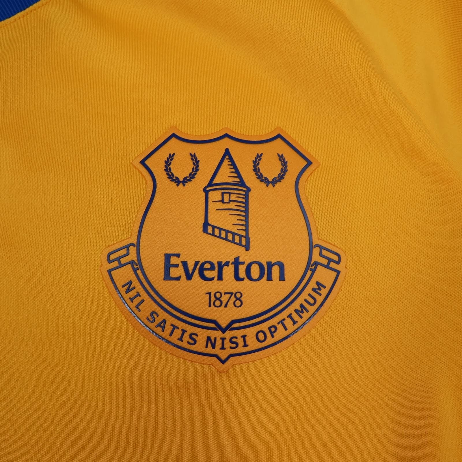 Everton Shirt Mens Medium Yellow Away 2020 2021 Football Hummel Cazoo Jersey photo 4