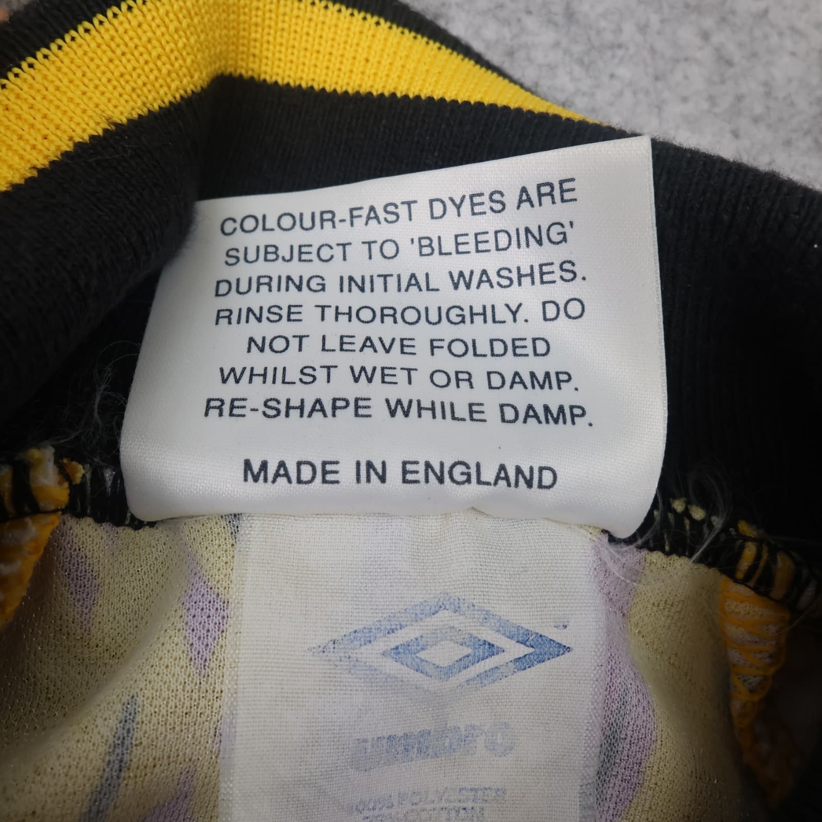 Vintage Tottenham Hotspur Shirt Small Yellow GoalKeeper Kit 1991 1993 Umbro 90s photo 6