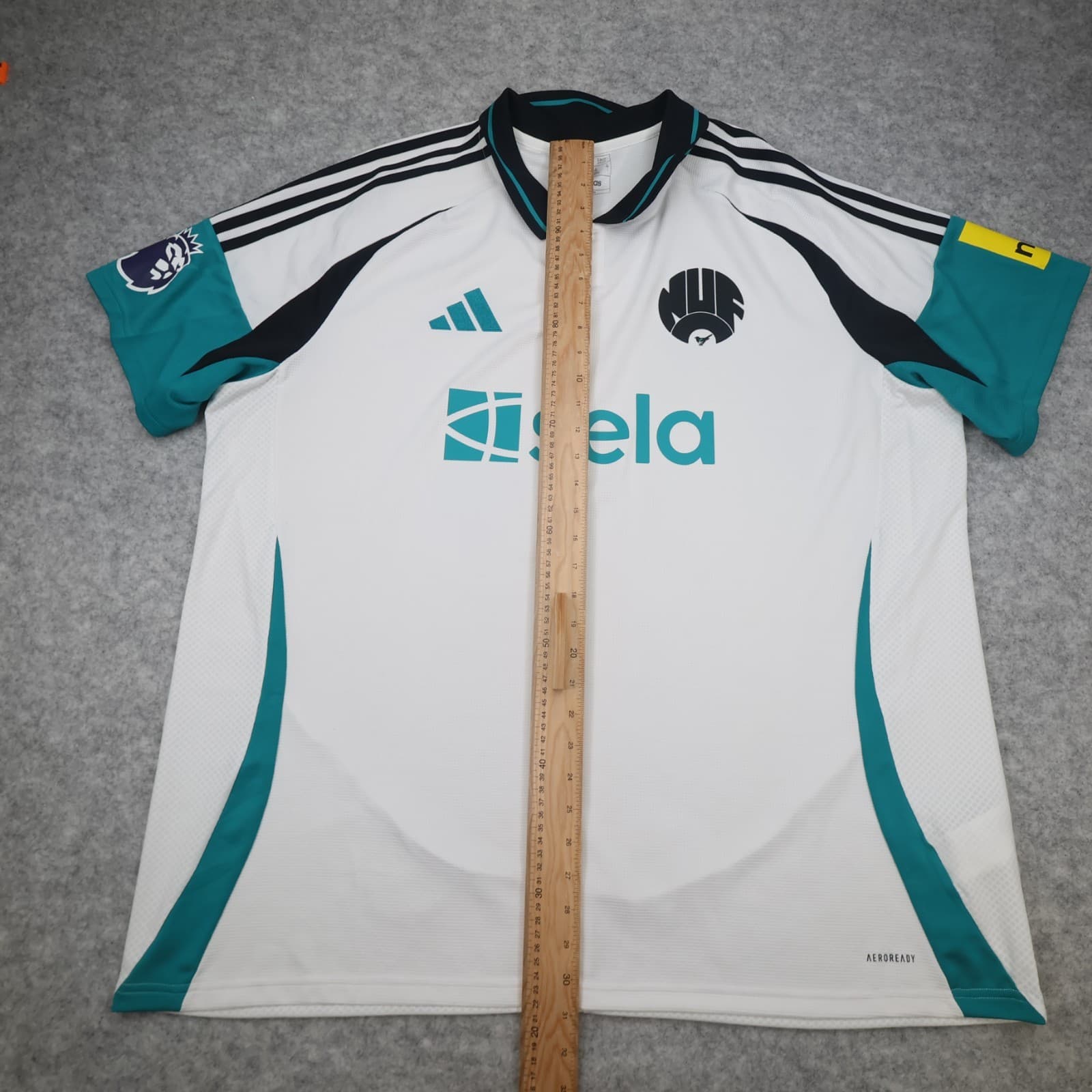 Newcastle United Shirt 3XL White Third Kit 2024 2025 Adidas Jersey  Isak 14 photo 14