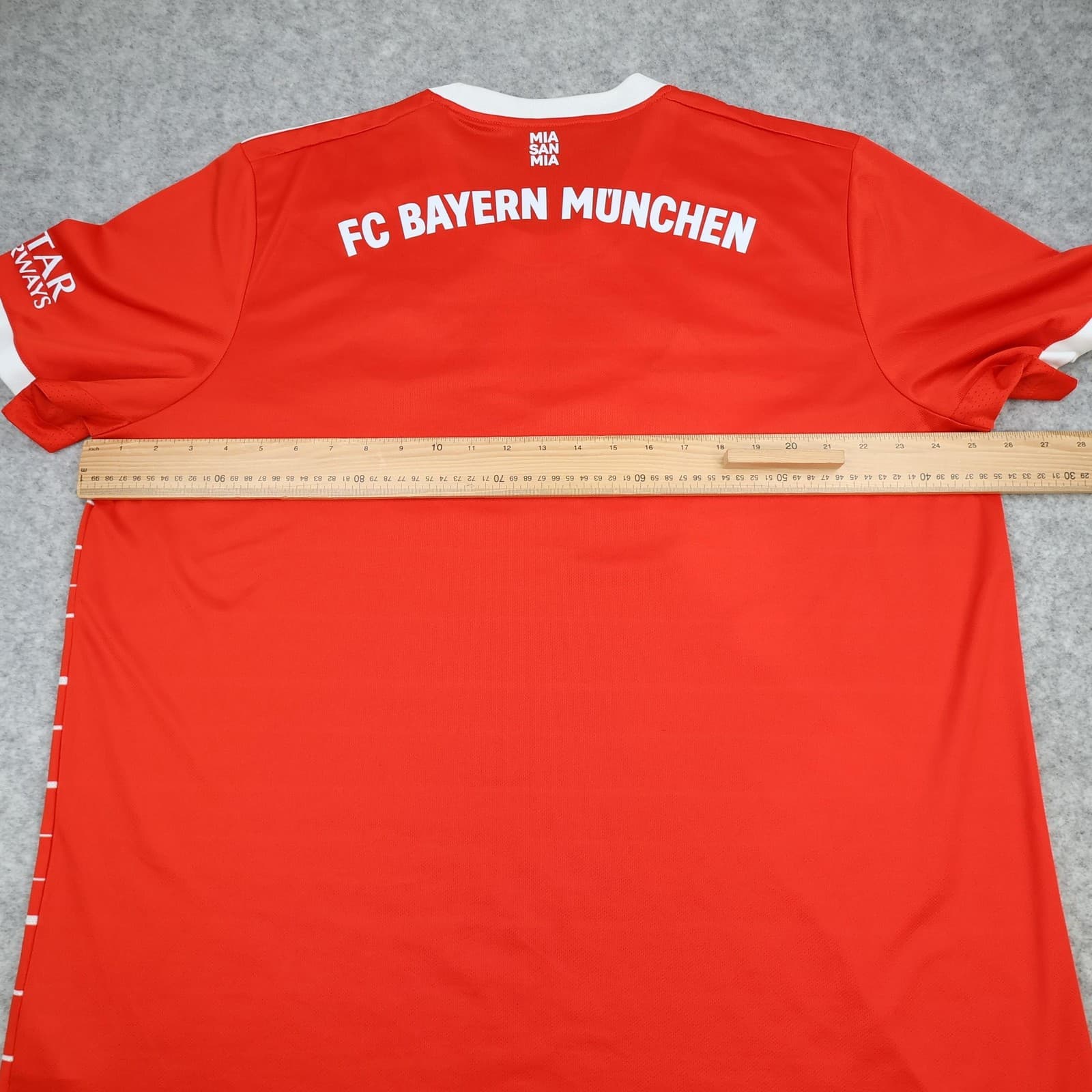 Bayern Munich Shirt Mens 2XL Red Home 2022 2023 XXL Adidas Soccer Jersey photo 9