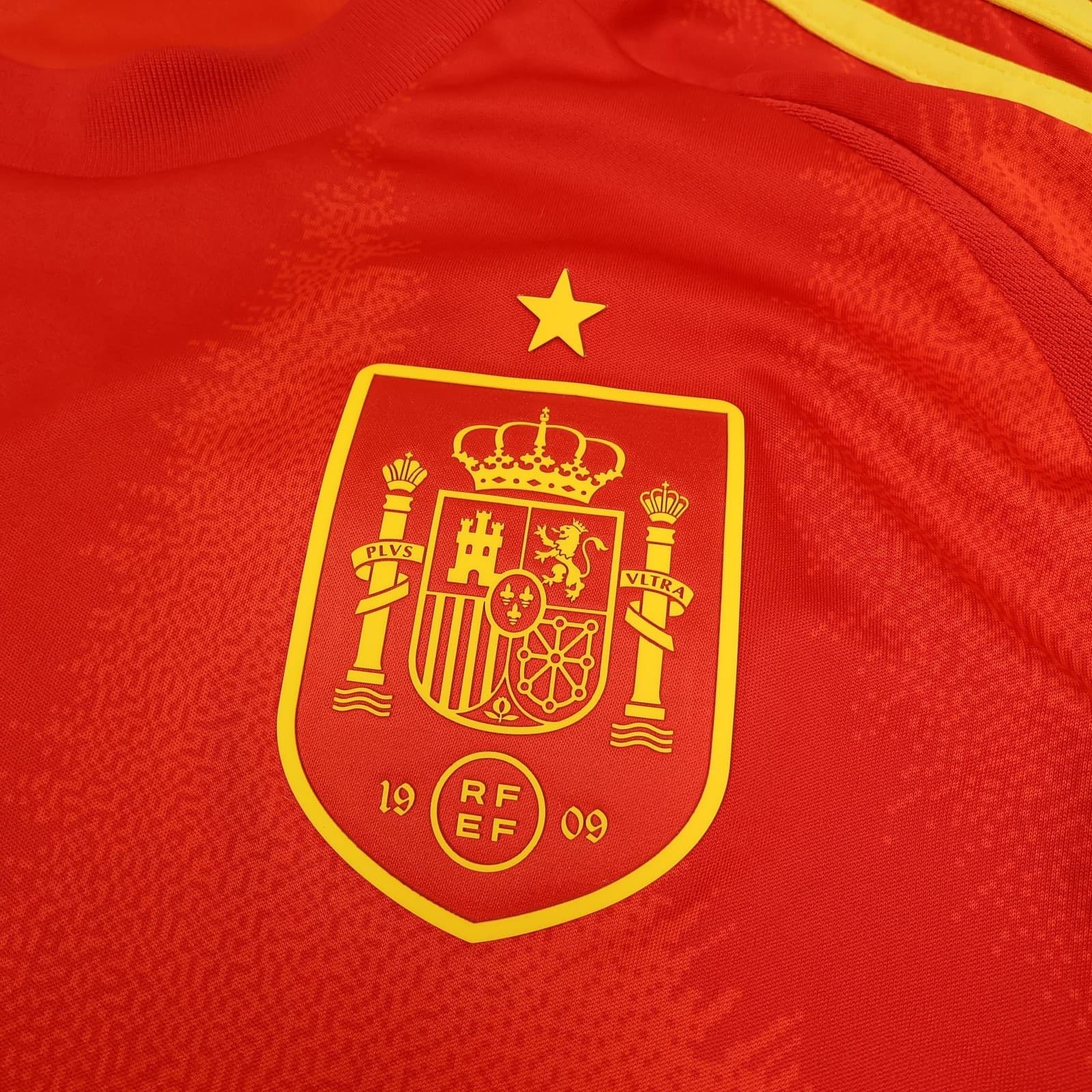 Spain Home Shirt Mens Large Red 2024 2025 Football Adidas Soccer Jersey photo 4