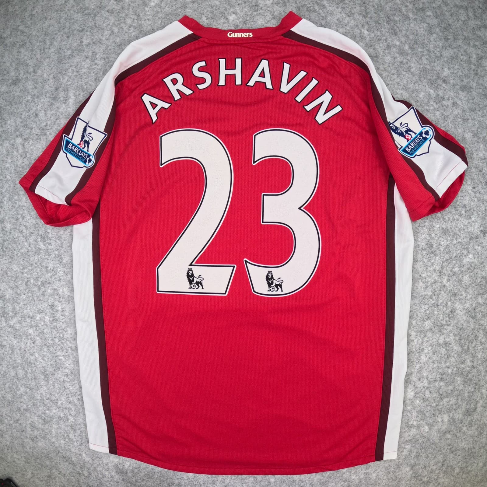 Arsenal Football Shirt Large Red 2008 2010 Nike Arshavin Soccer Jersey photo 5